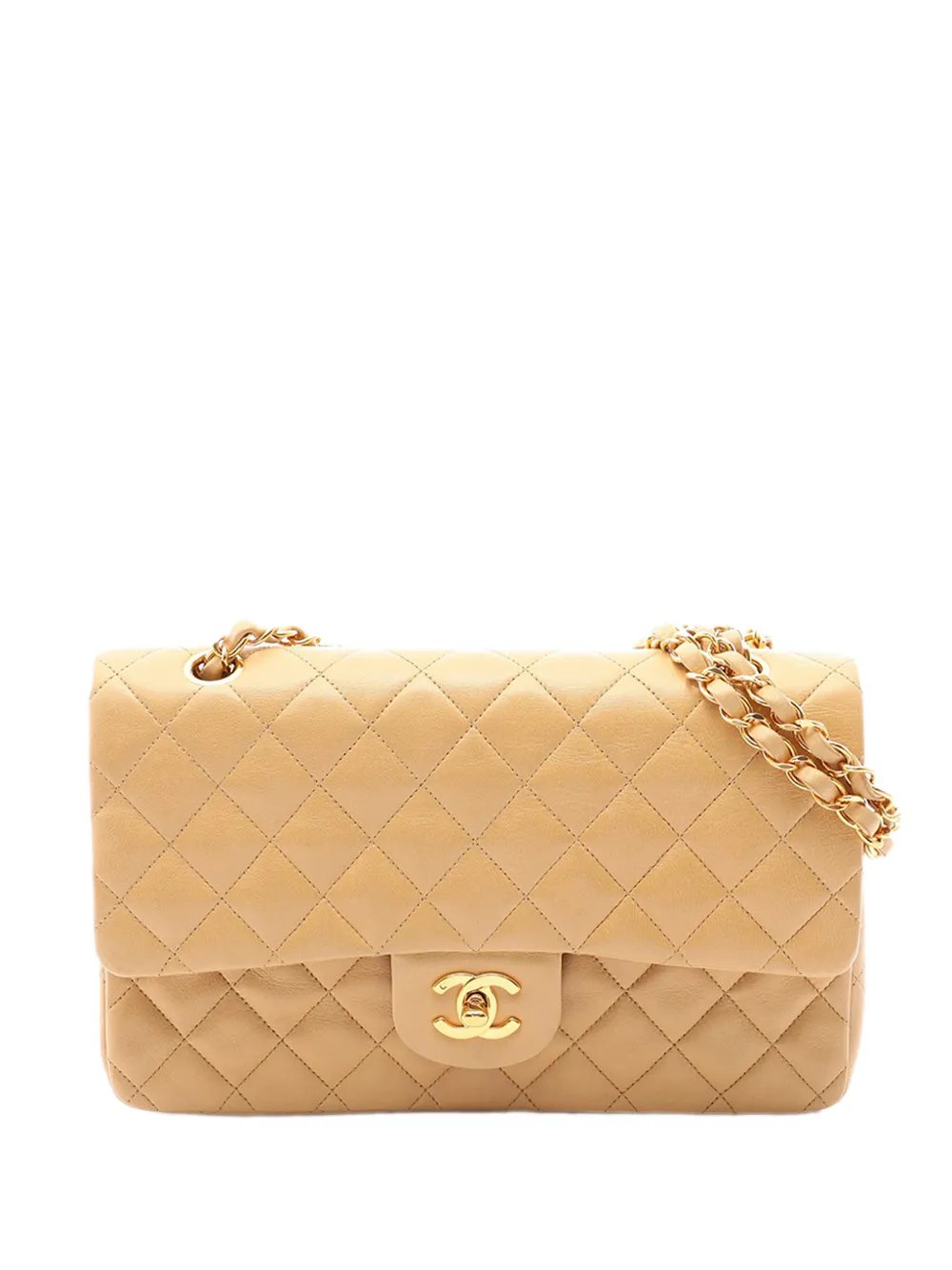1991-1994 Medium Classic Lambskin Double Flap shoulder bag