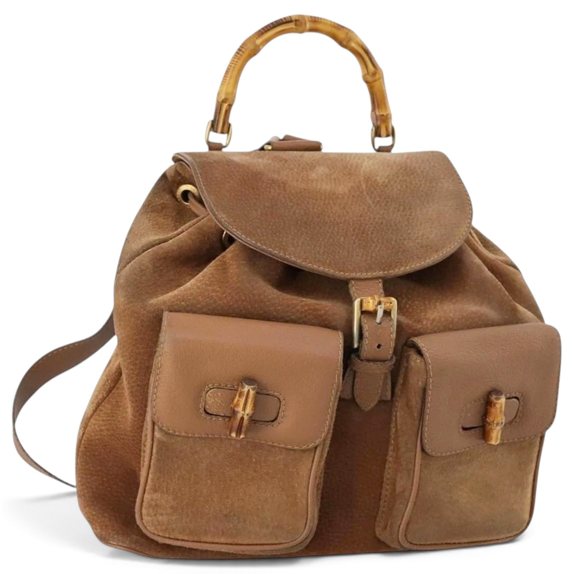 Bamboo Tassel Oval backpack