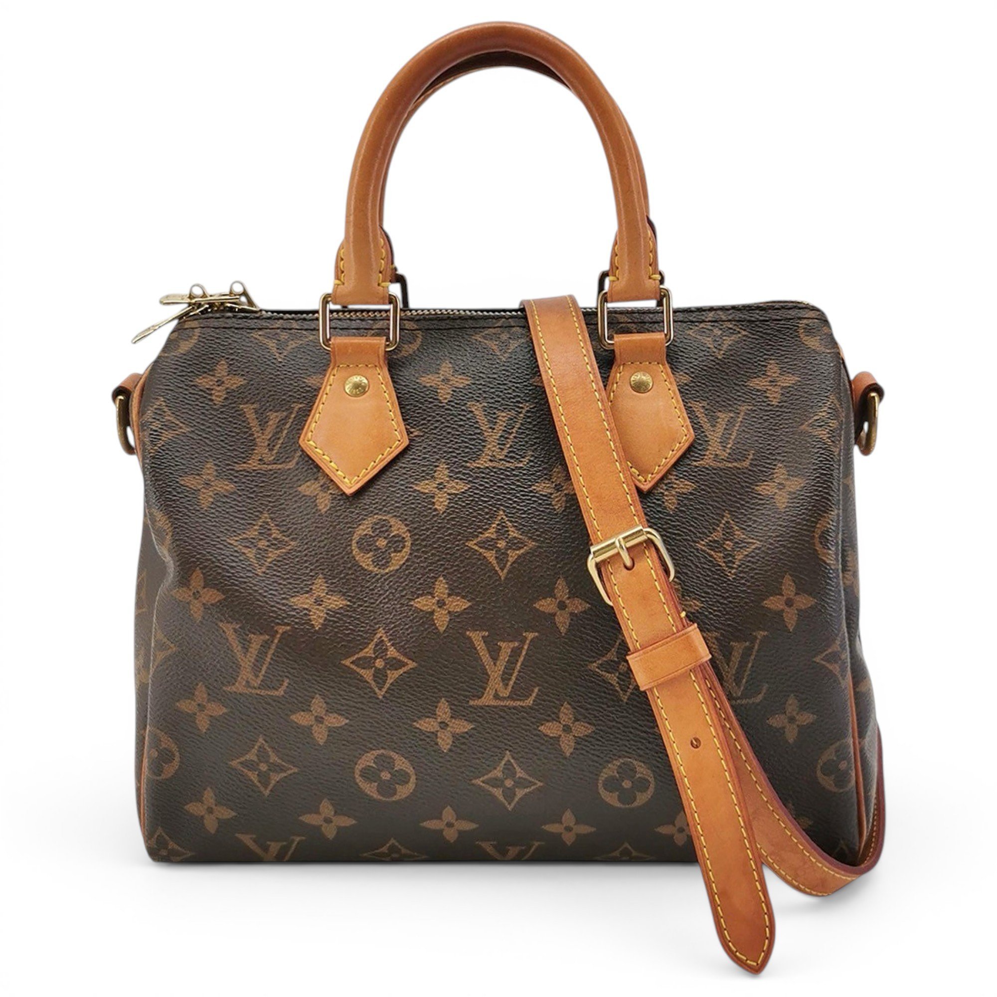 Speedy leather handbag