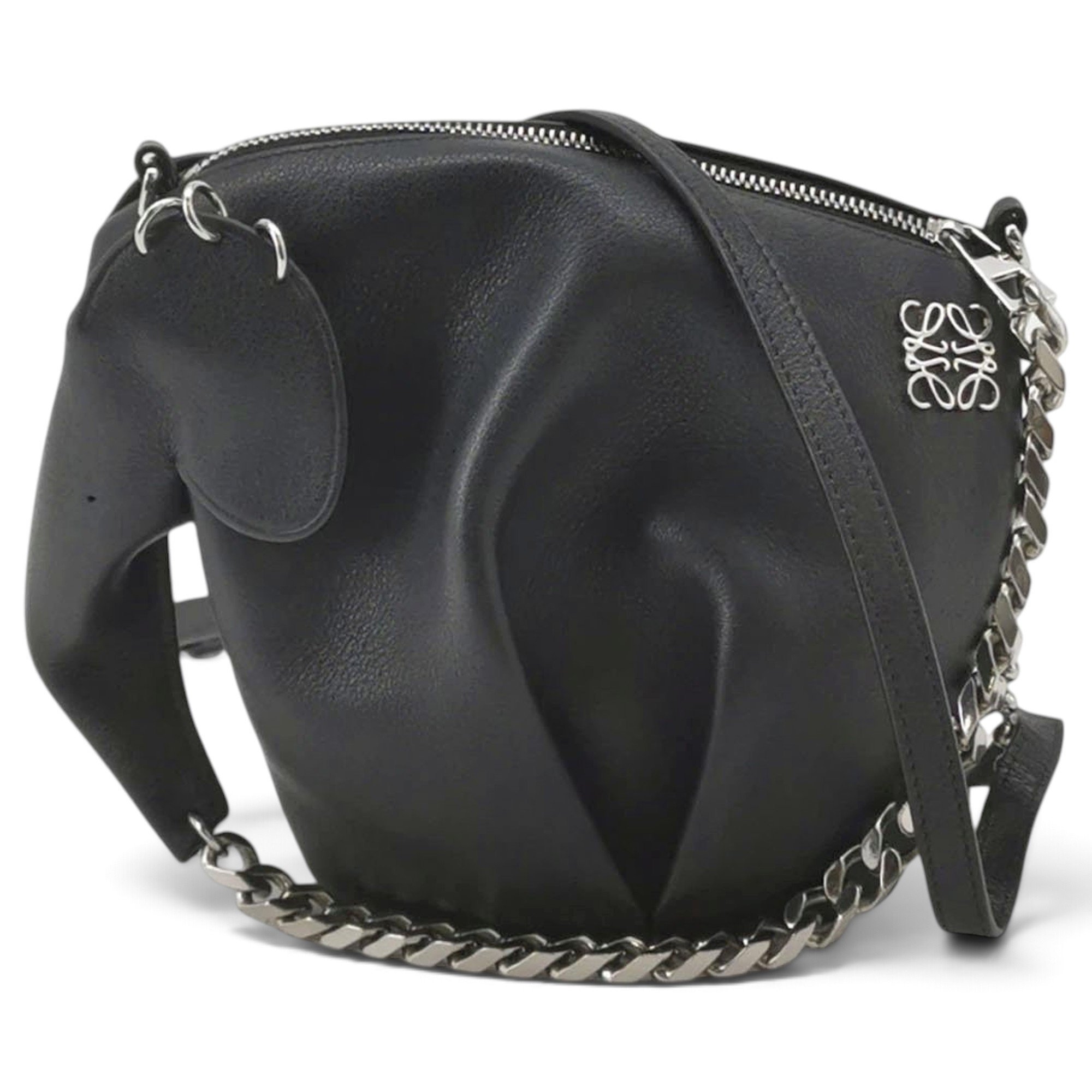 Animals leather handbag