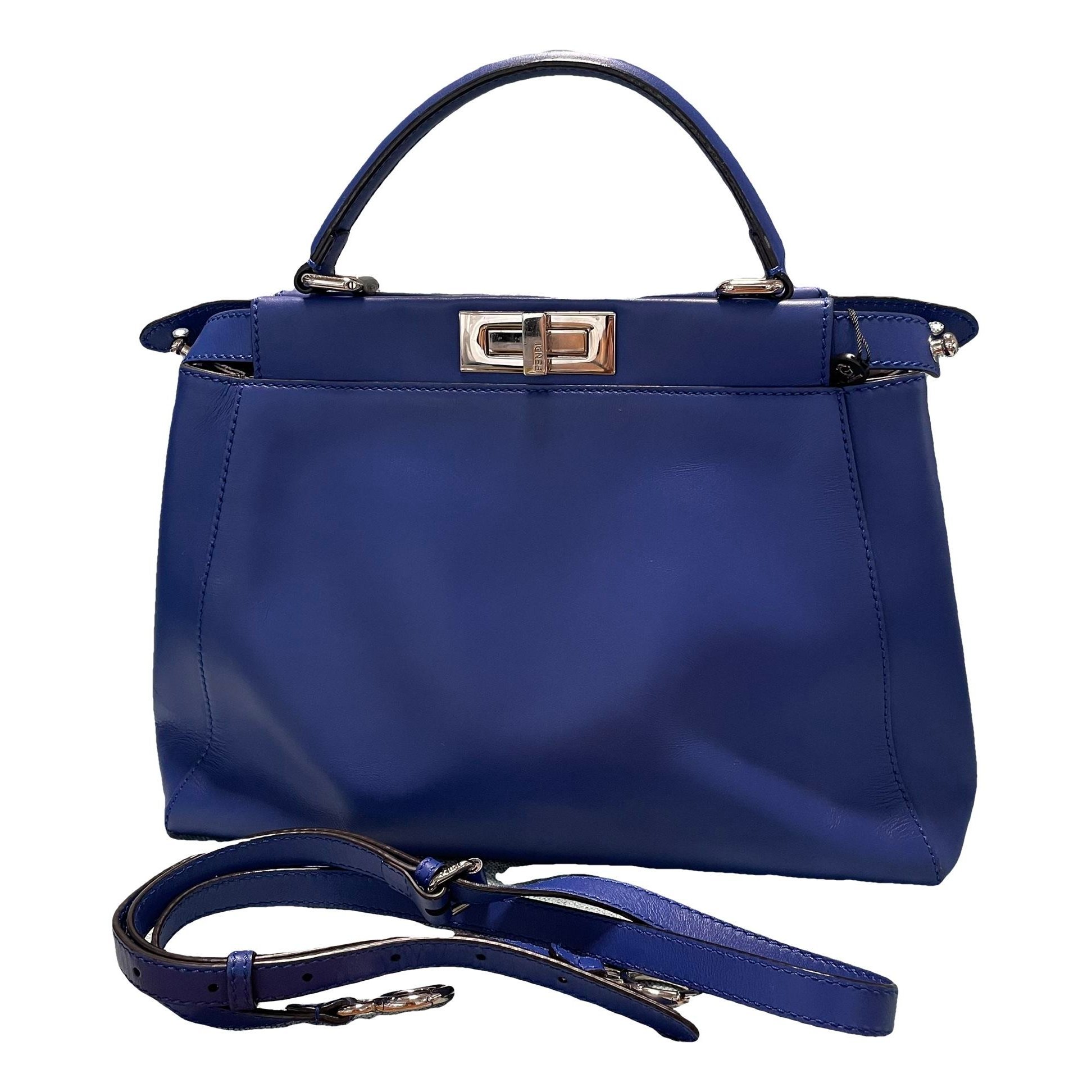 Peekaboo leather handbag