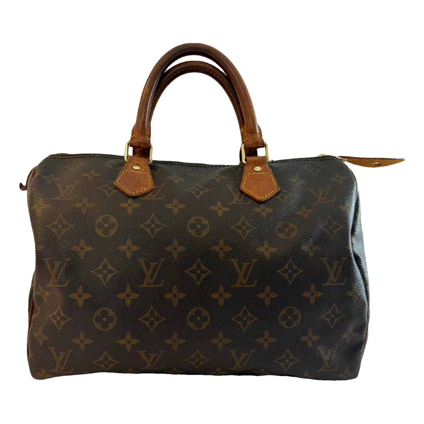 Speedy leather handbag
