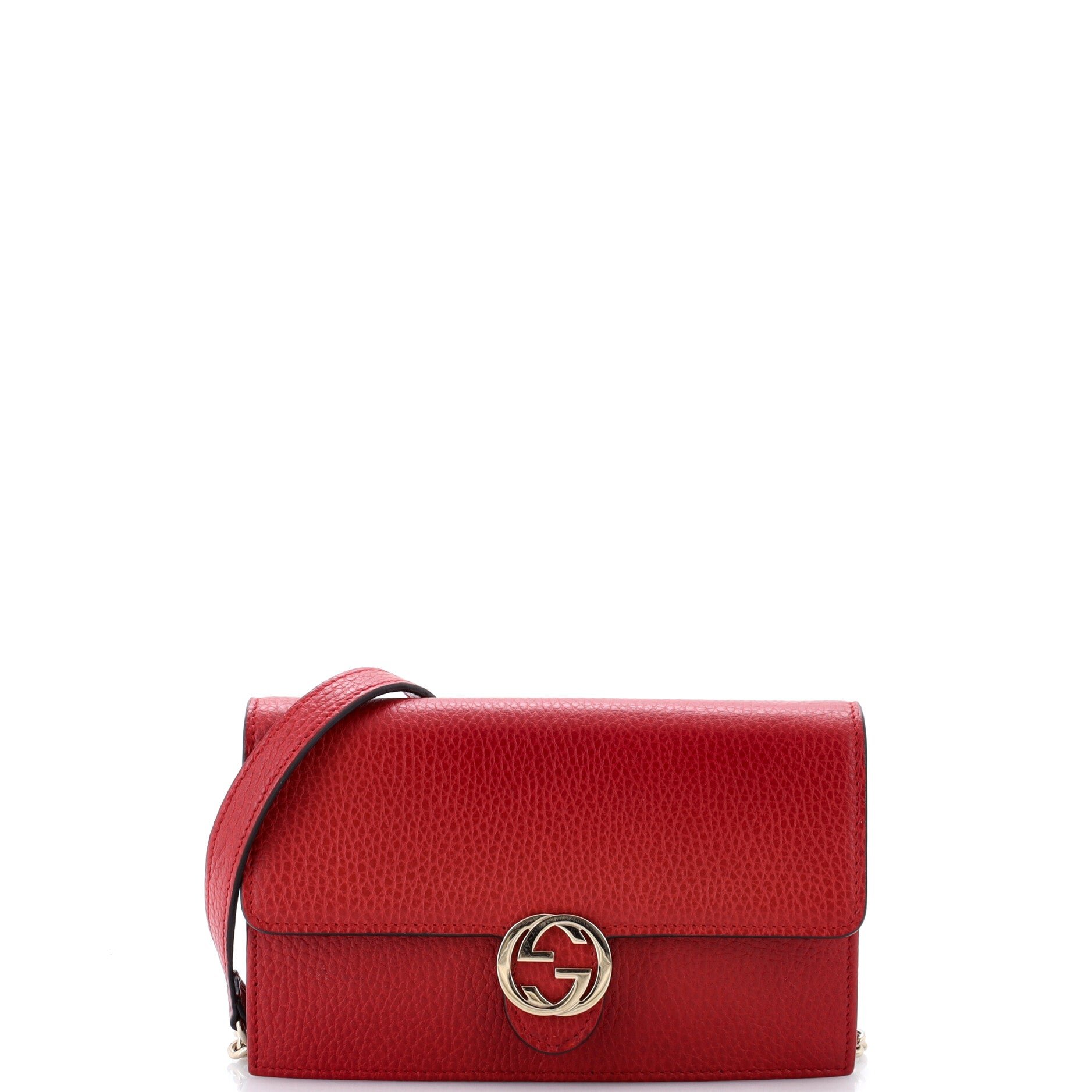 Interlocking Wallet on Chain Leather