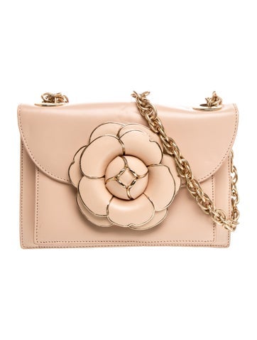 Leather oscar de la renta Mini
