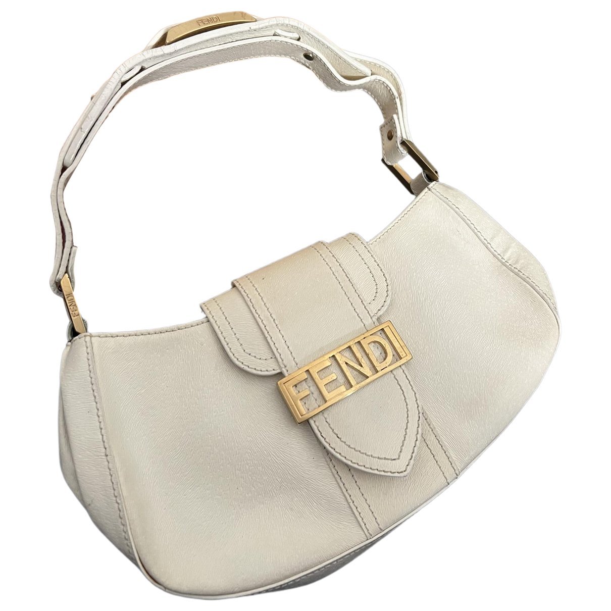 Baguette leather handbag