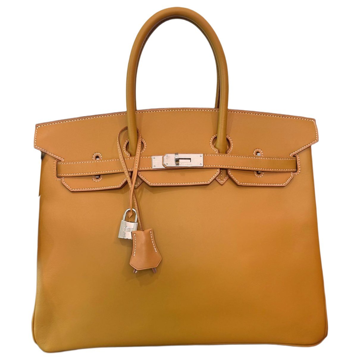 Birkin 35 leather handbag