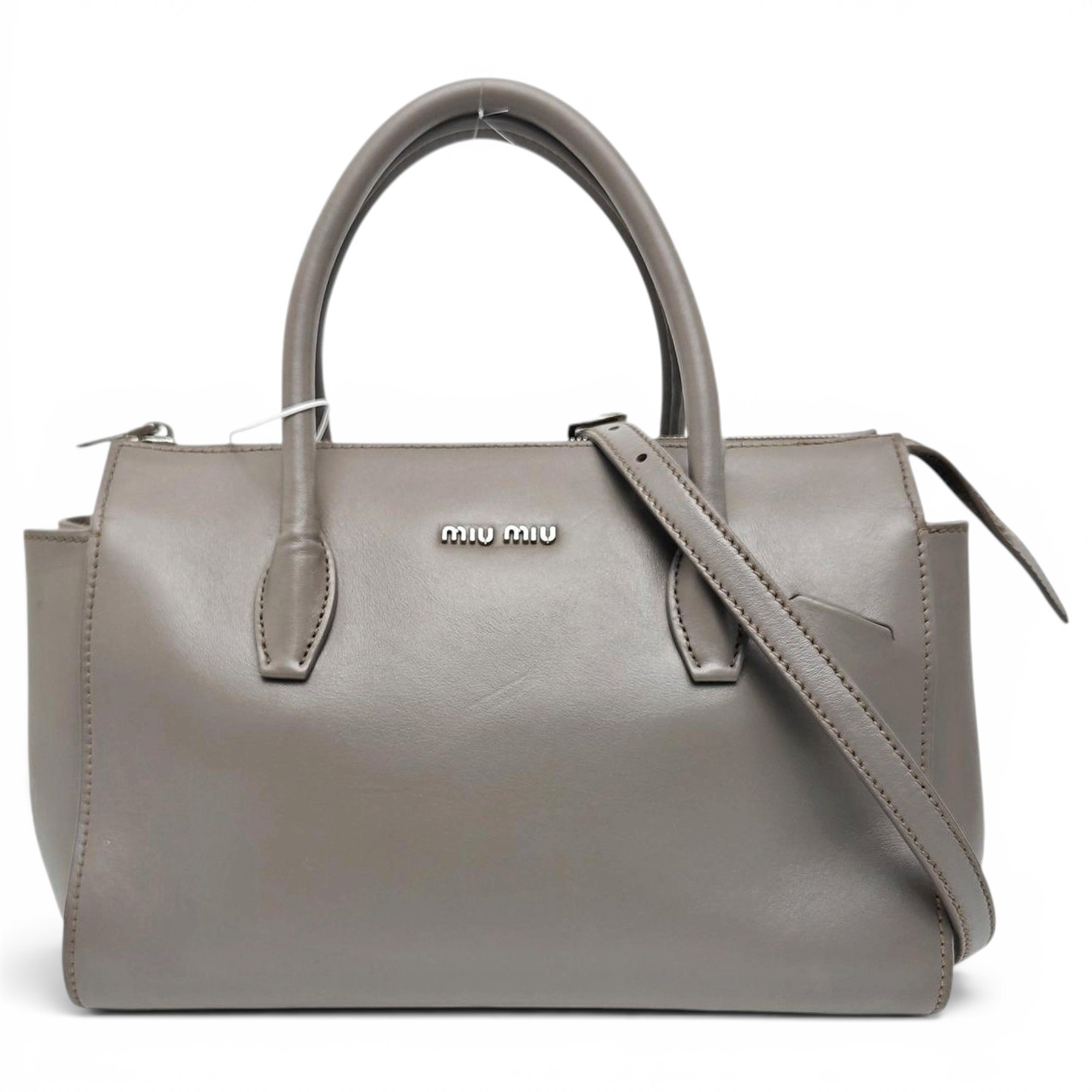 Beau leather handbag