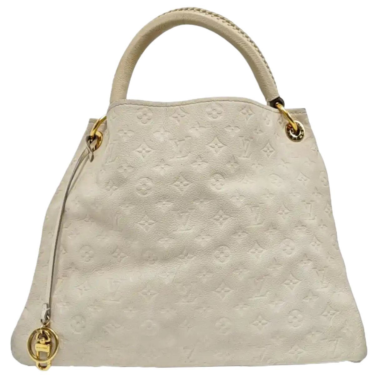 Artsy leather handbag