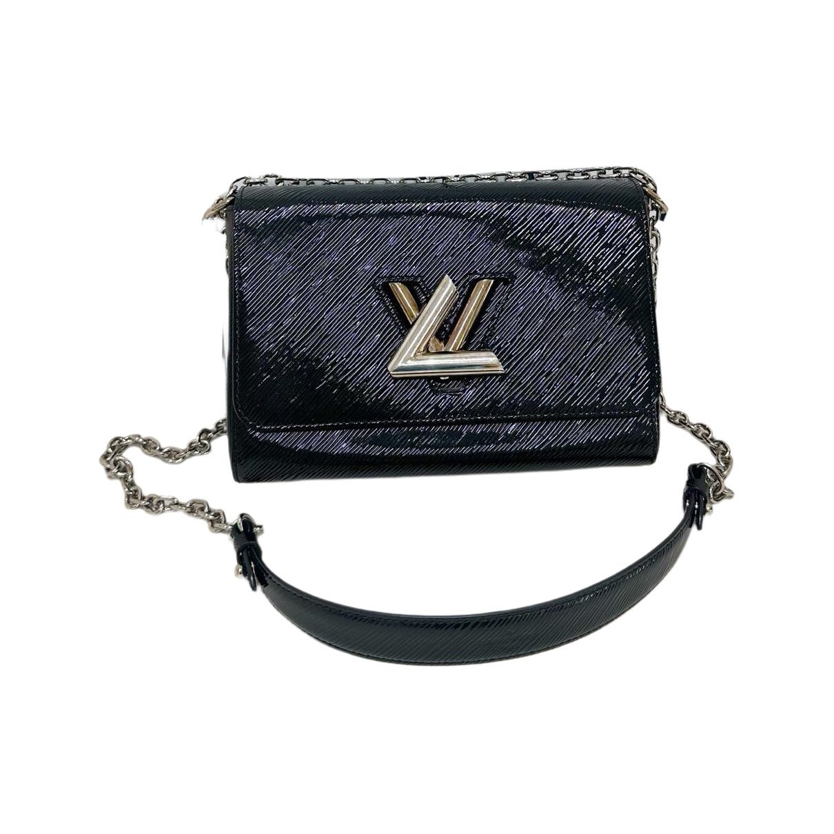 Twist leather handbag