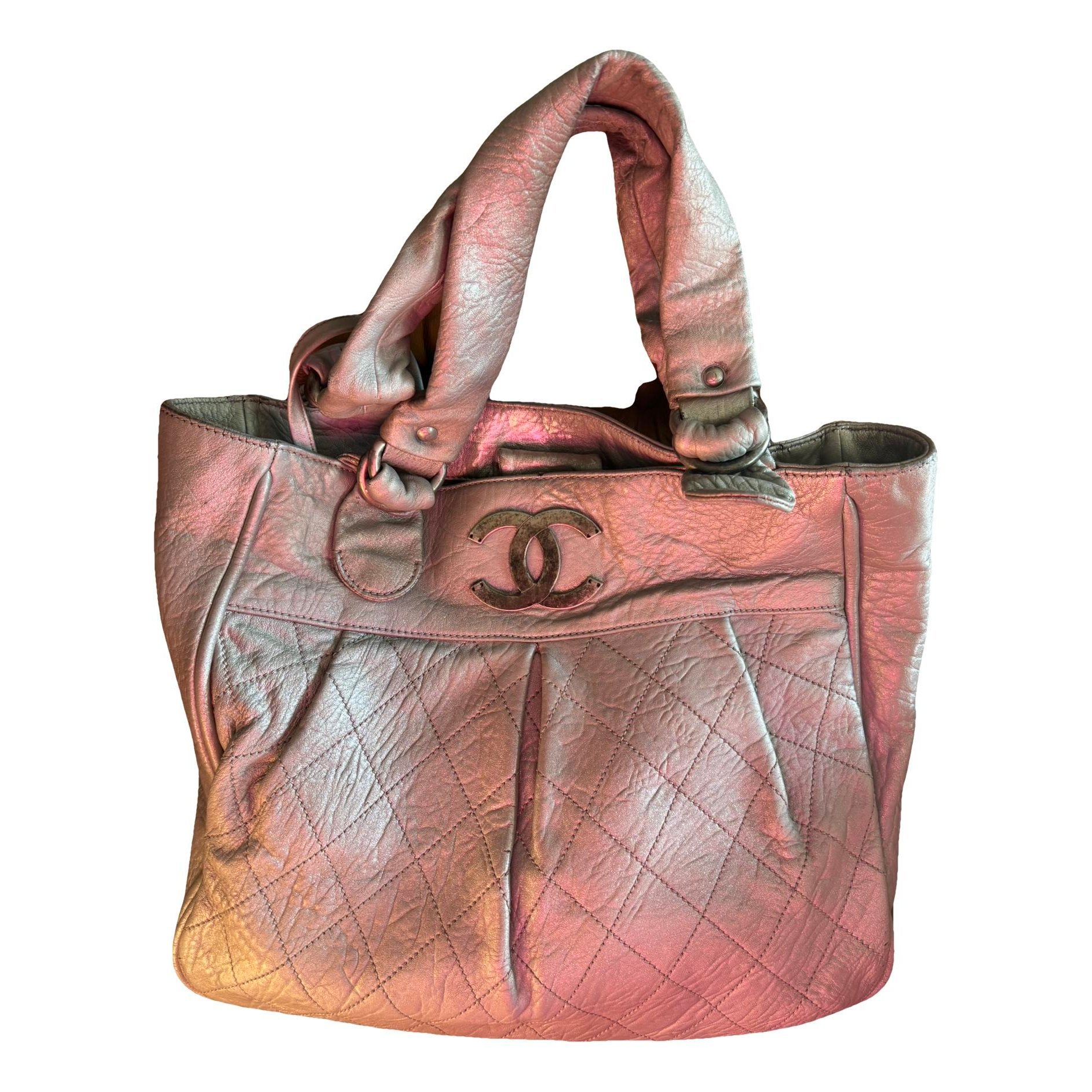 Leather tote