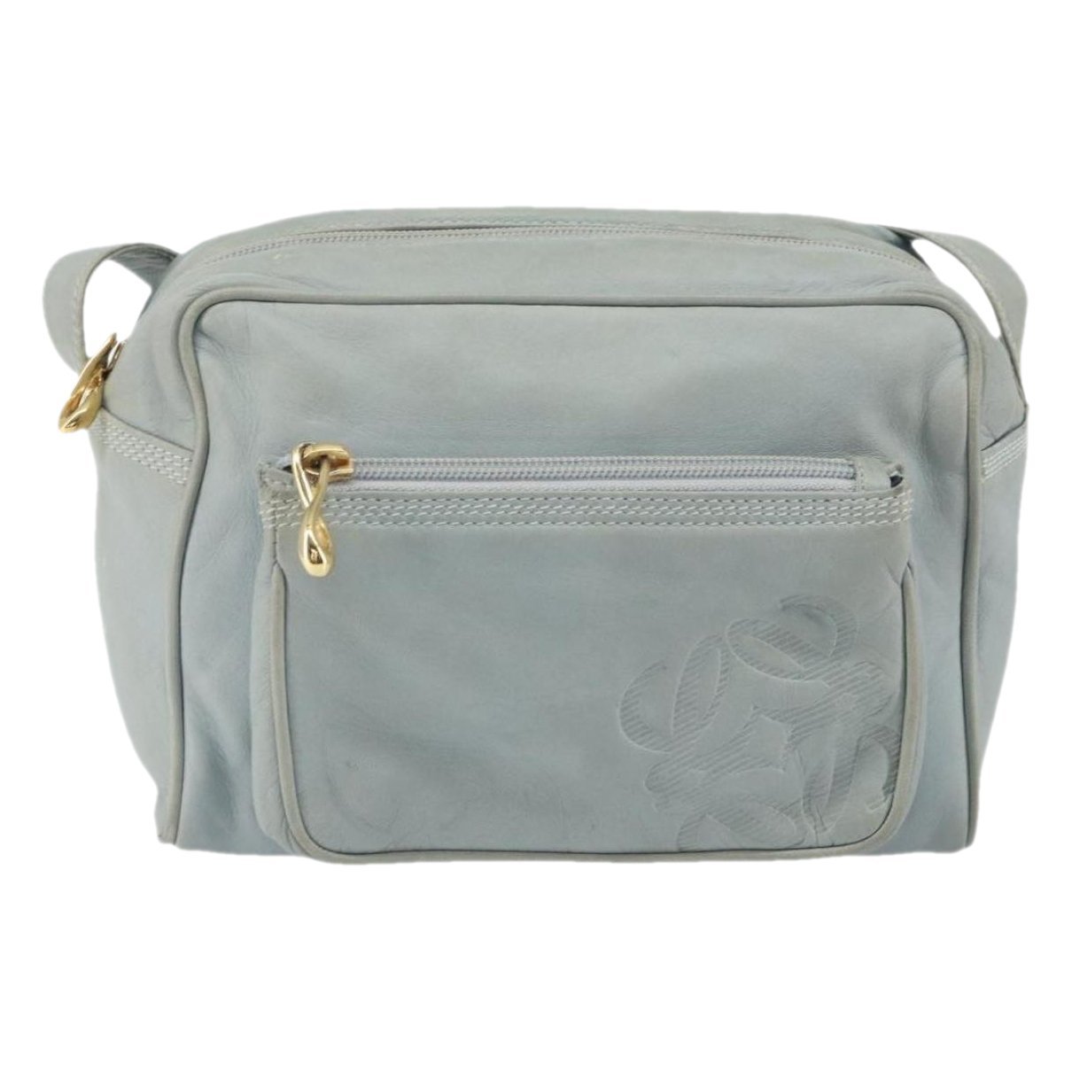 Anagram leather handbag