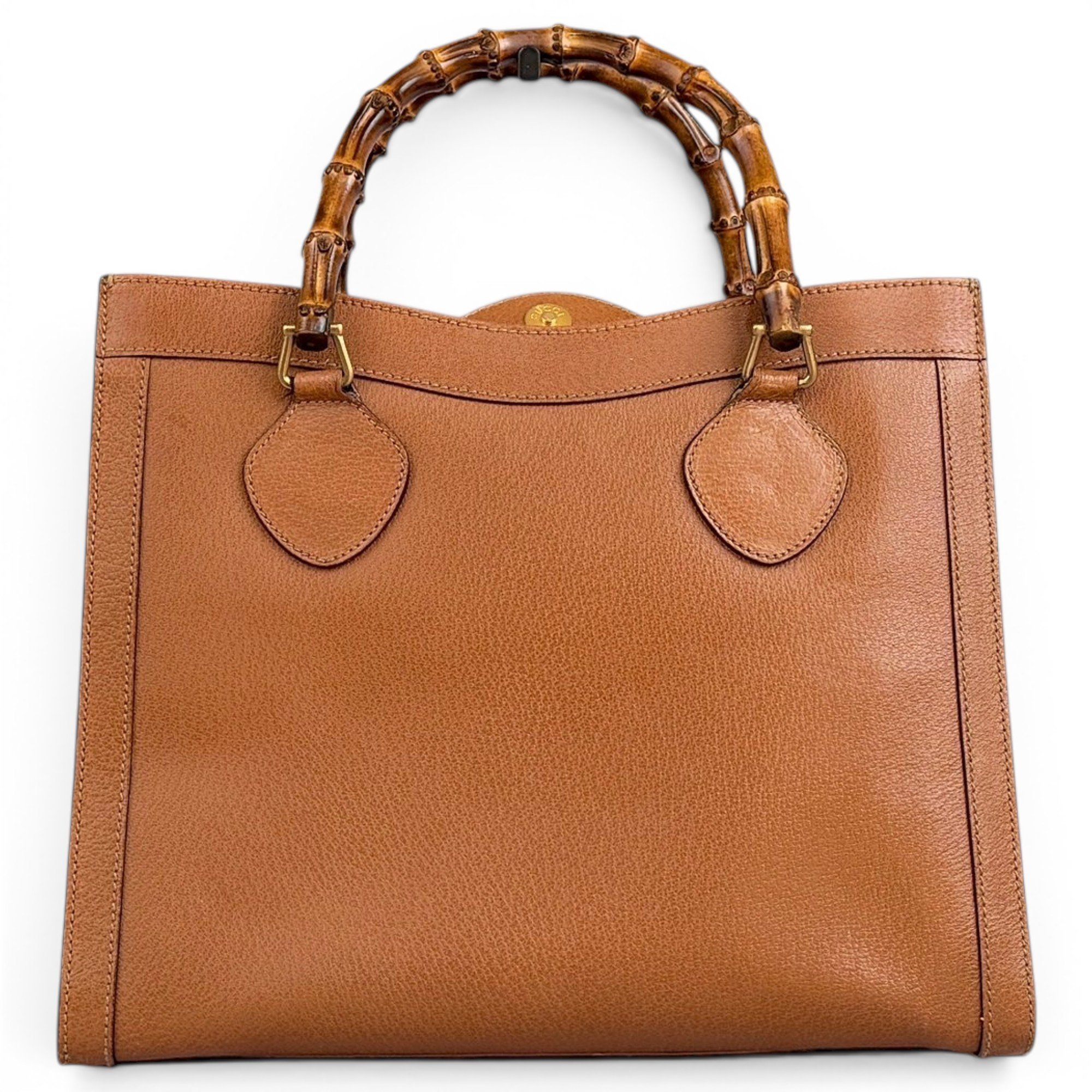 Diana Bamboo leather tote