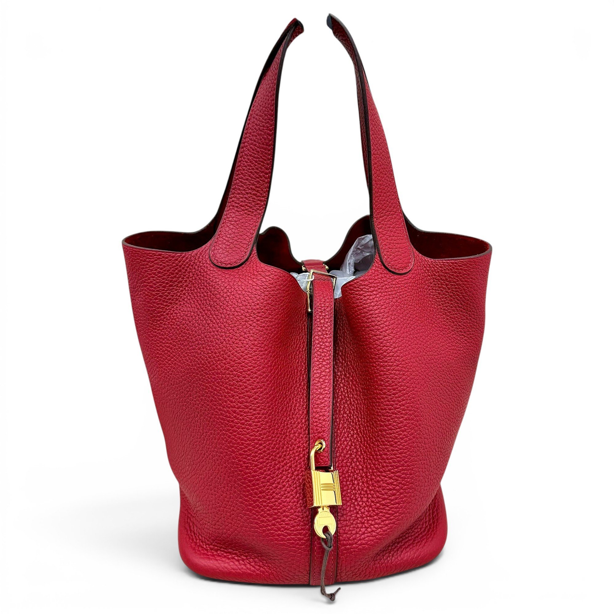 Picotin leather handbag
