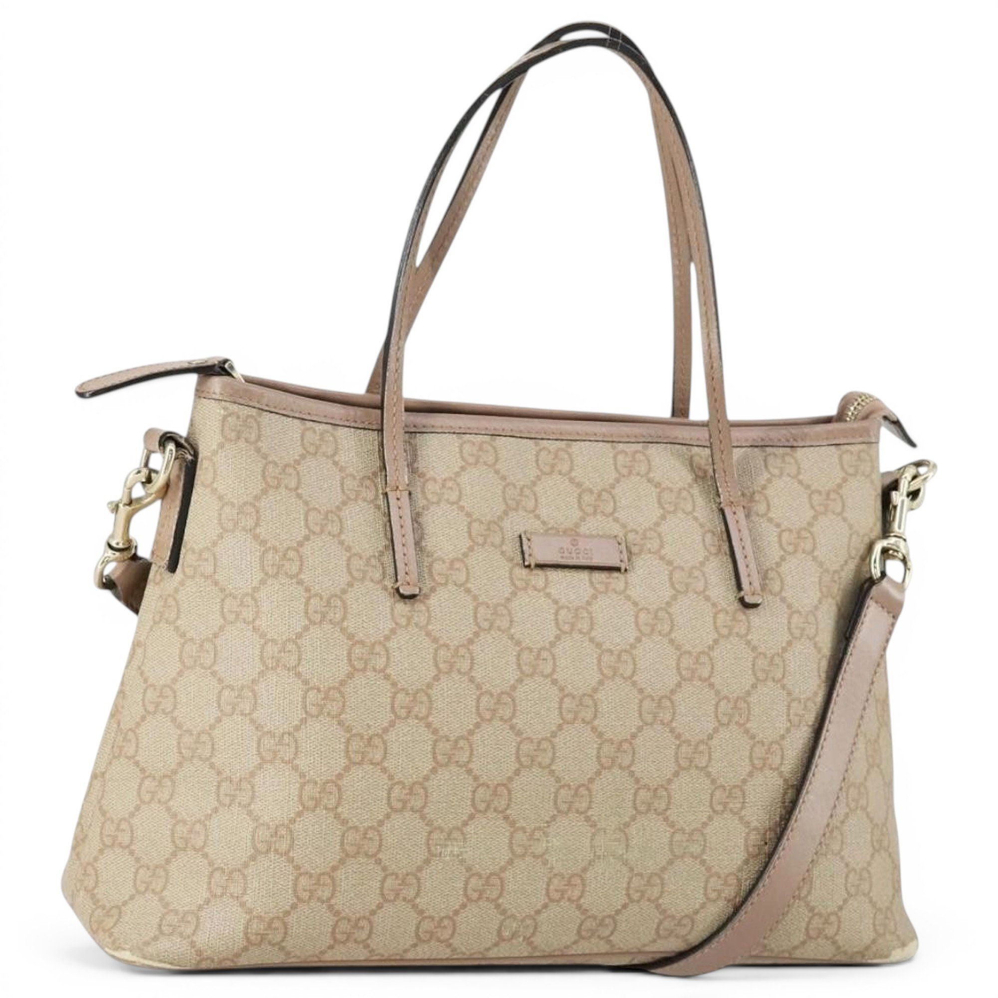 Leather tote