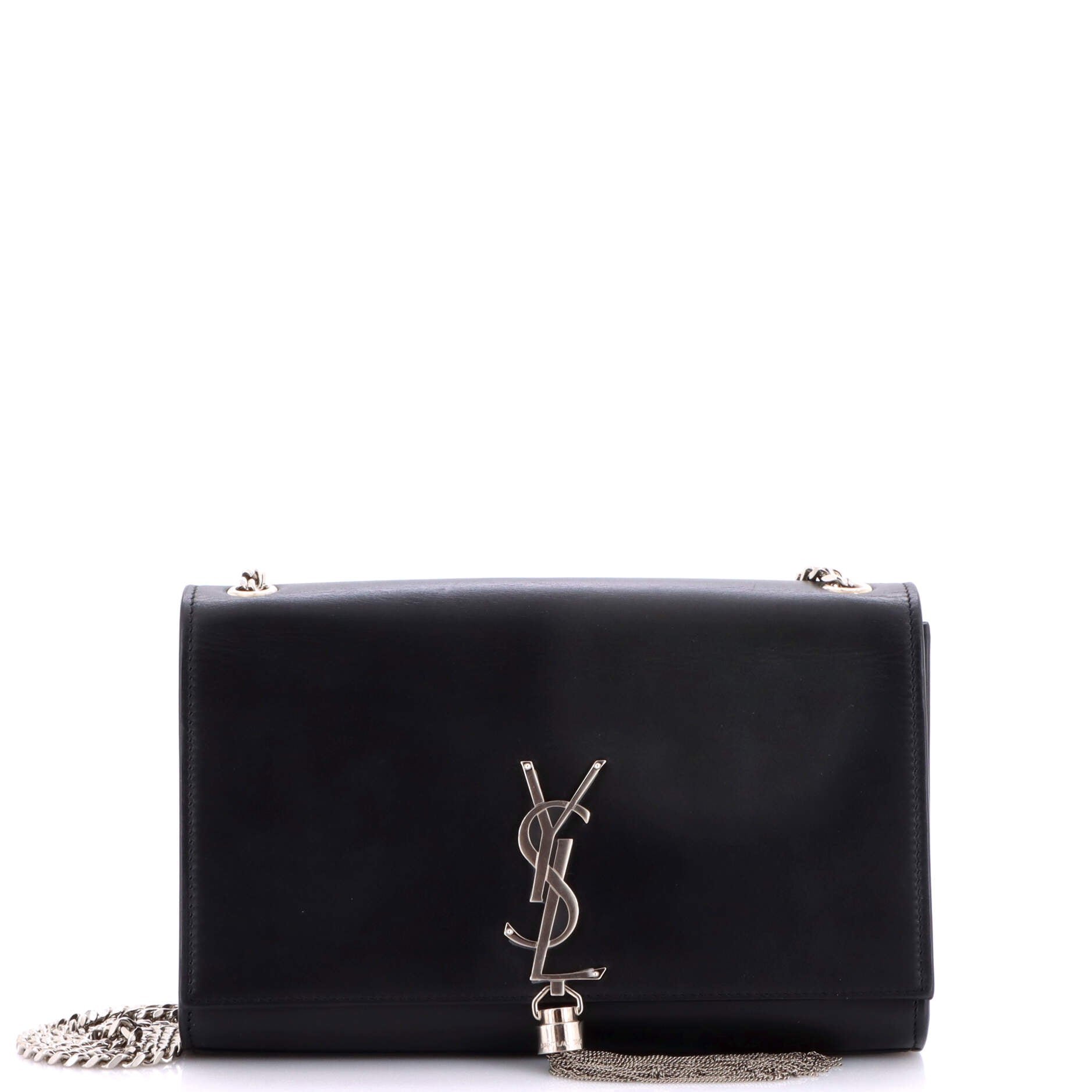 Saint Laurent Classic Monogram Tassel Crossbody Bag Leather Medium