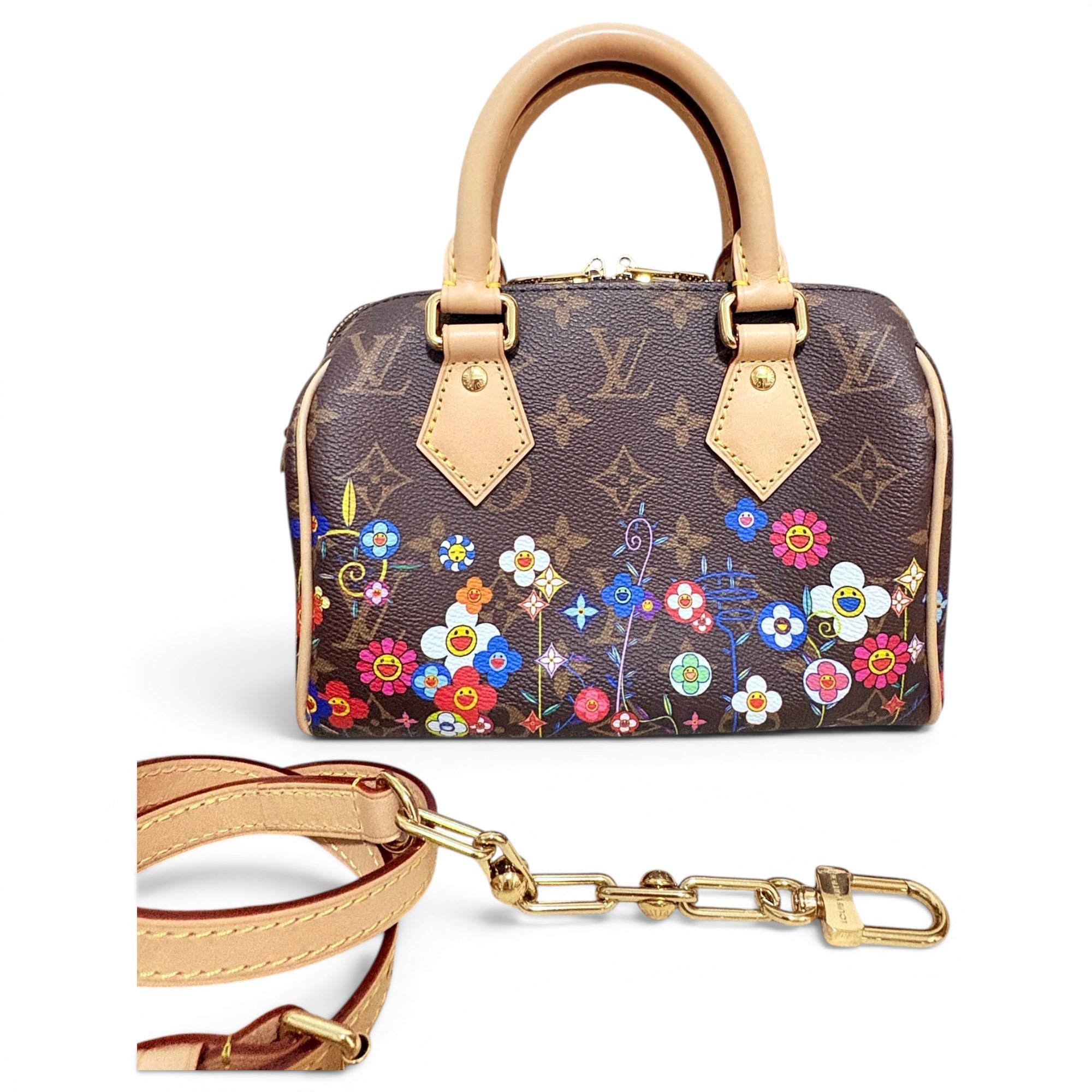 Speedy leather handbag
