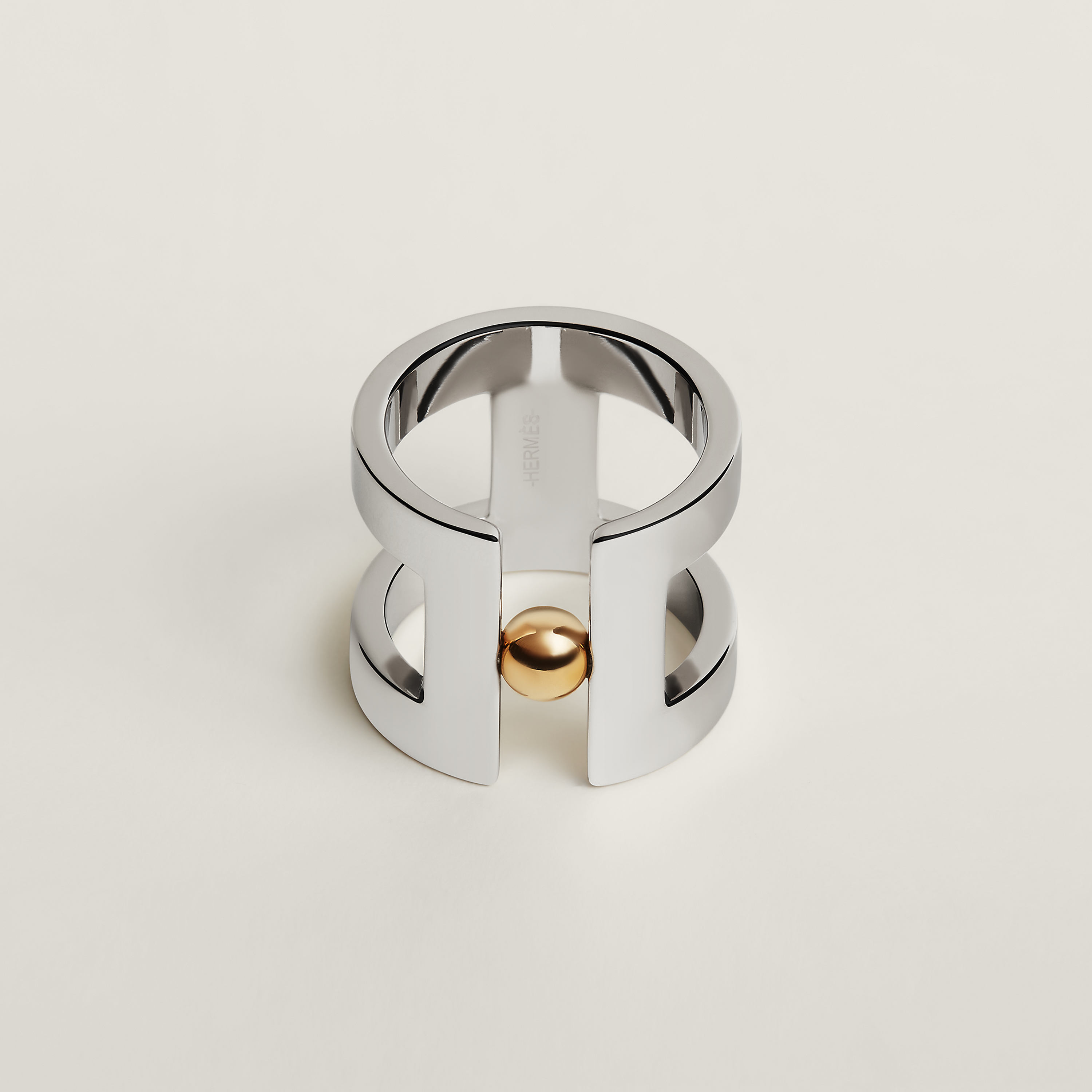 H Perle scarf ring