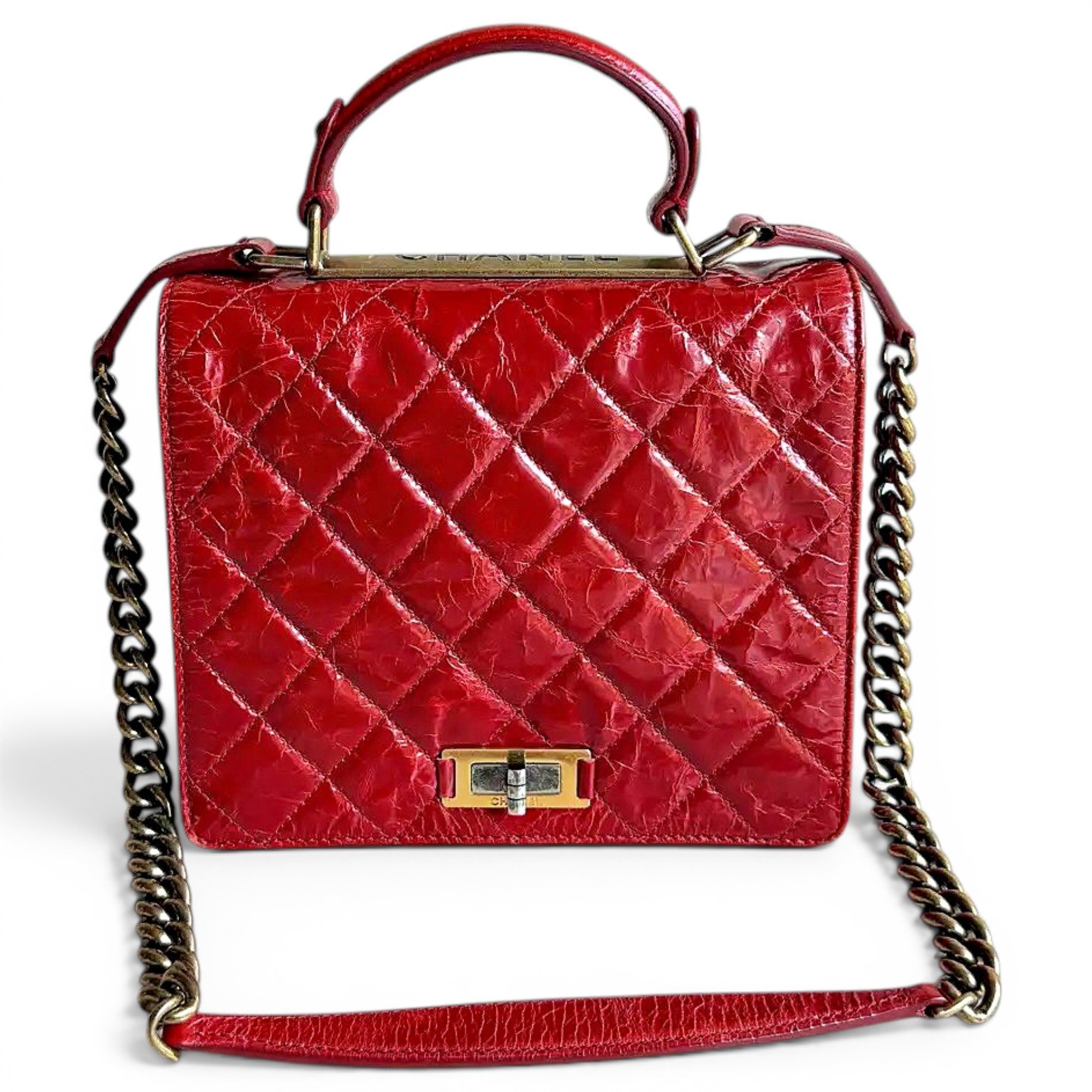 Leather handbag