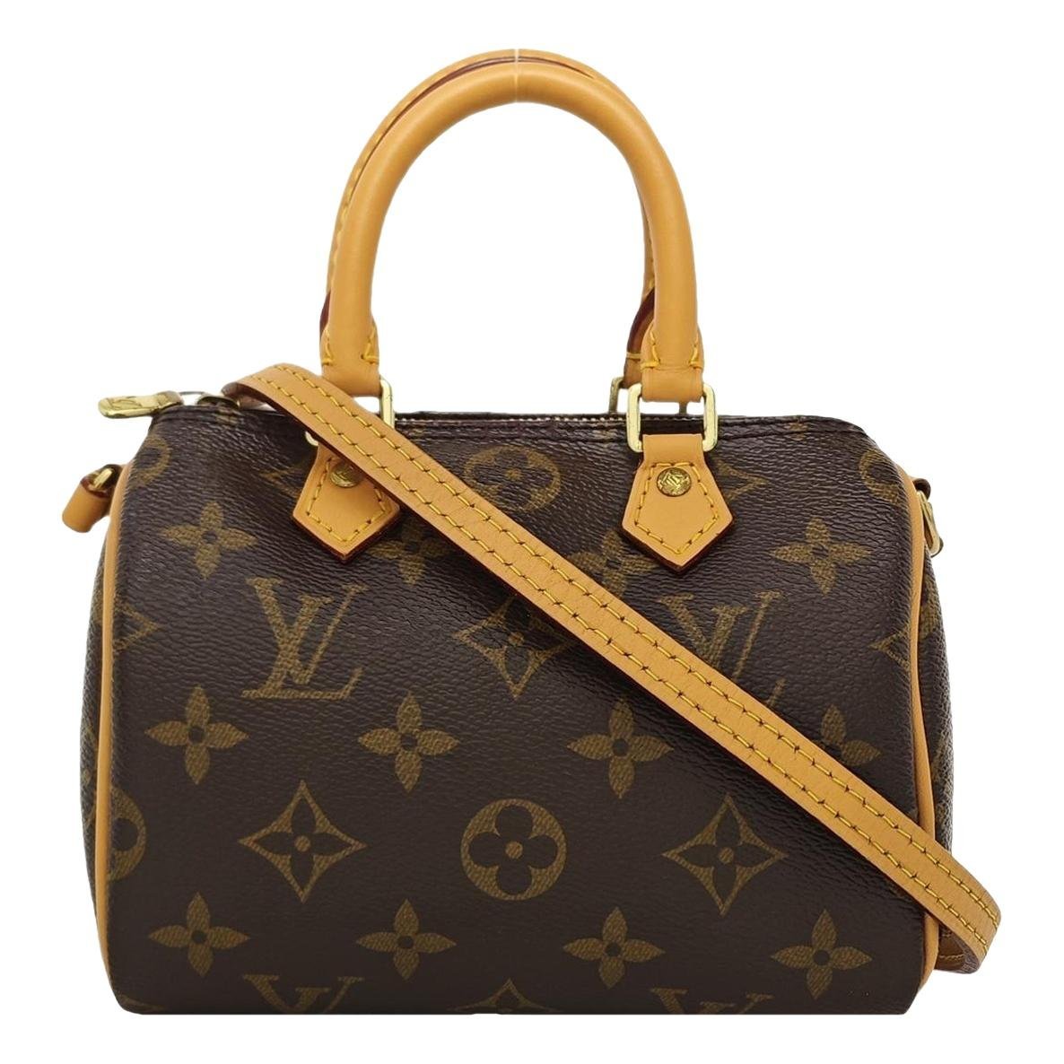Nano Speedy / Mini HL leather handbag