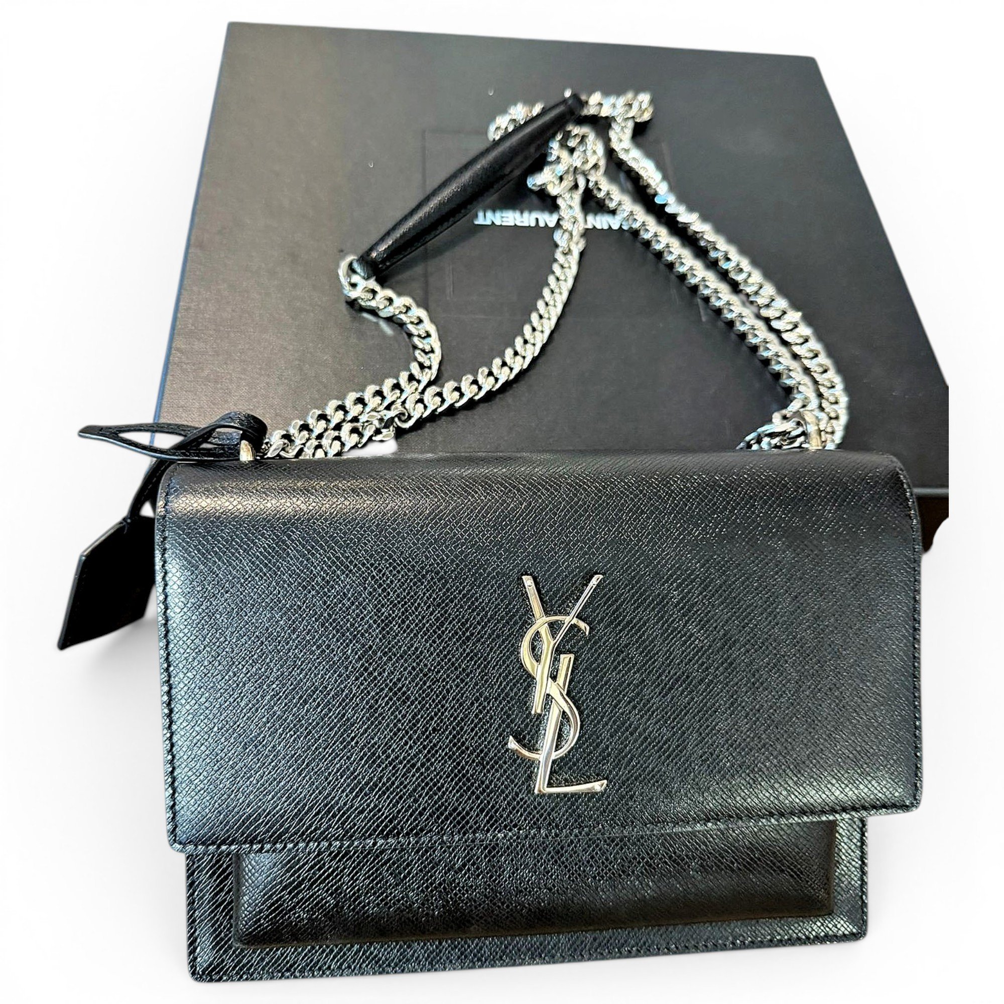 Leather crossbody bag