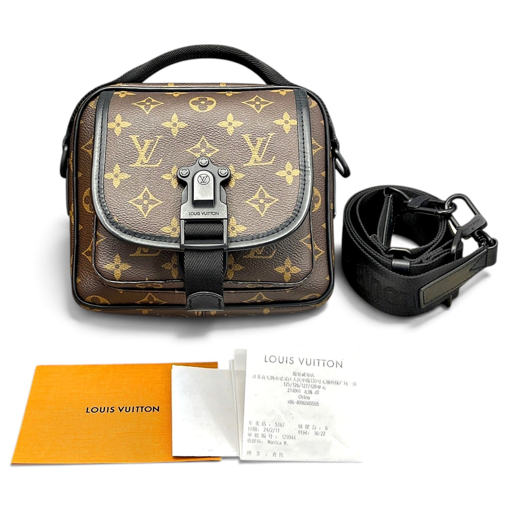 Leather crossbody bag