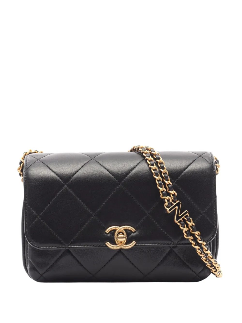 2021-2026 Quilted Lambskin Small Chain Flap shoulder bag