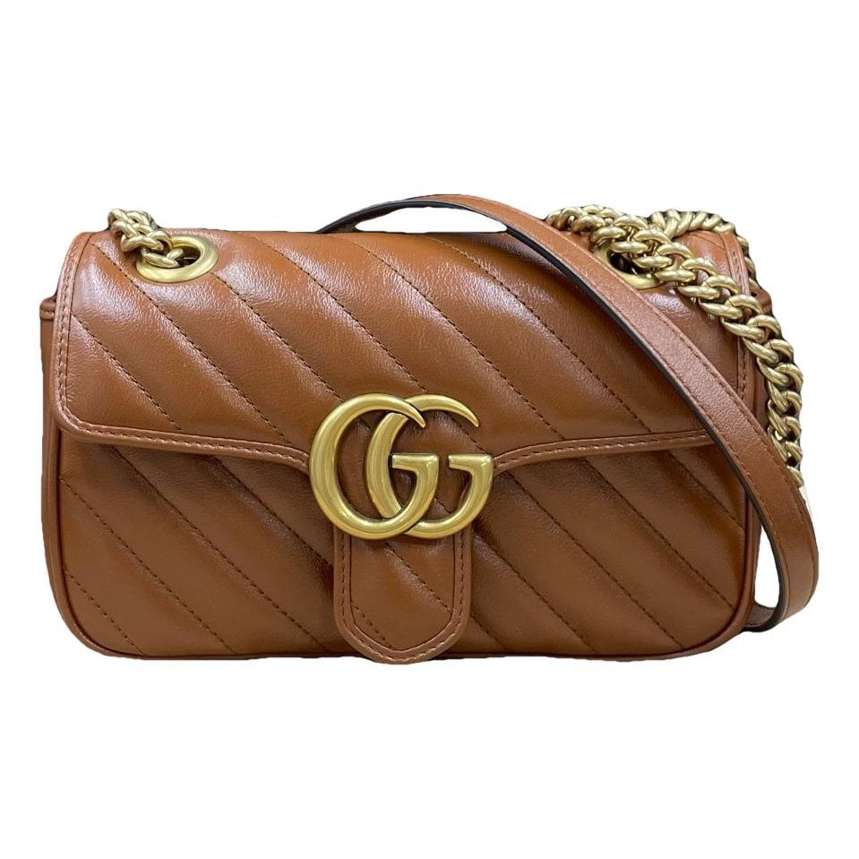 GG Marmont Flap leather handbag