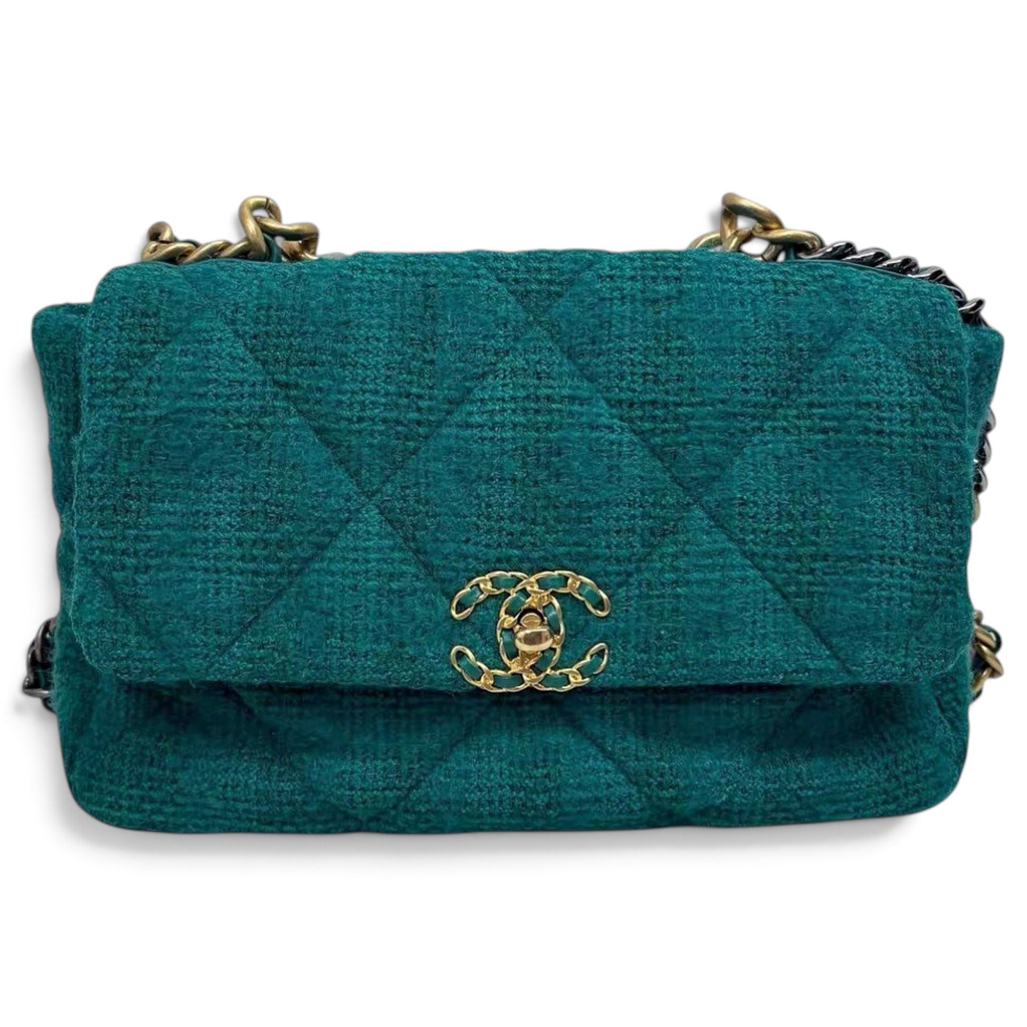 Chanel 19 cloth handbag