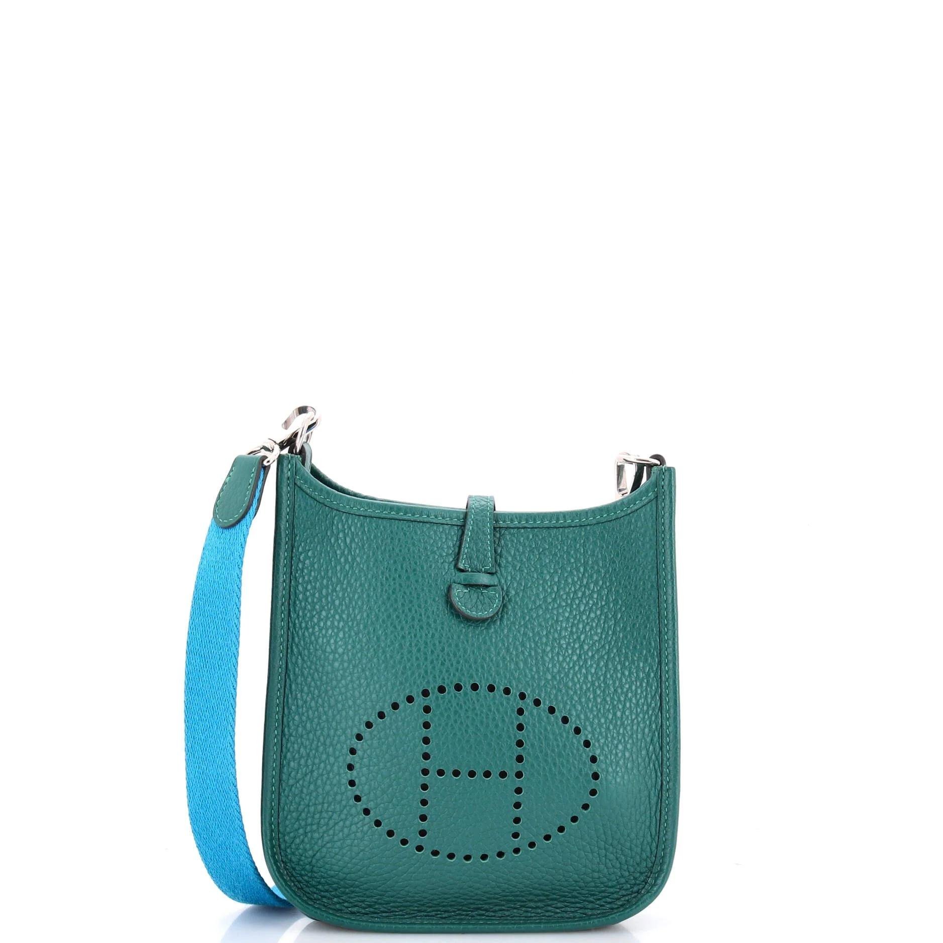 Mini Evelyne leather crossbody bag