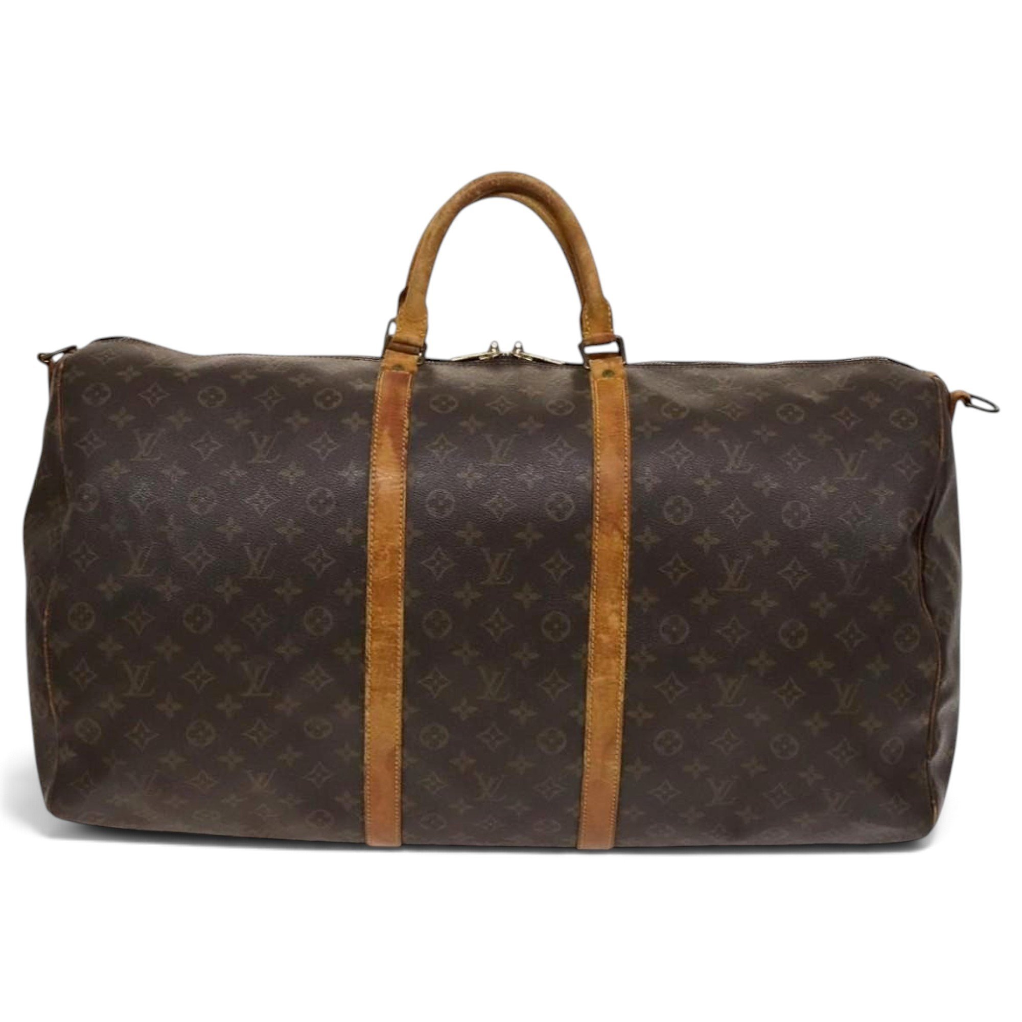 Leather bowling bag