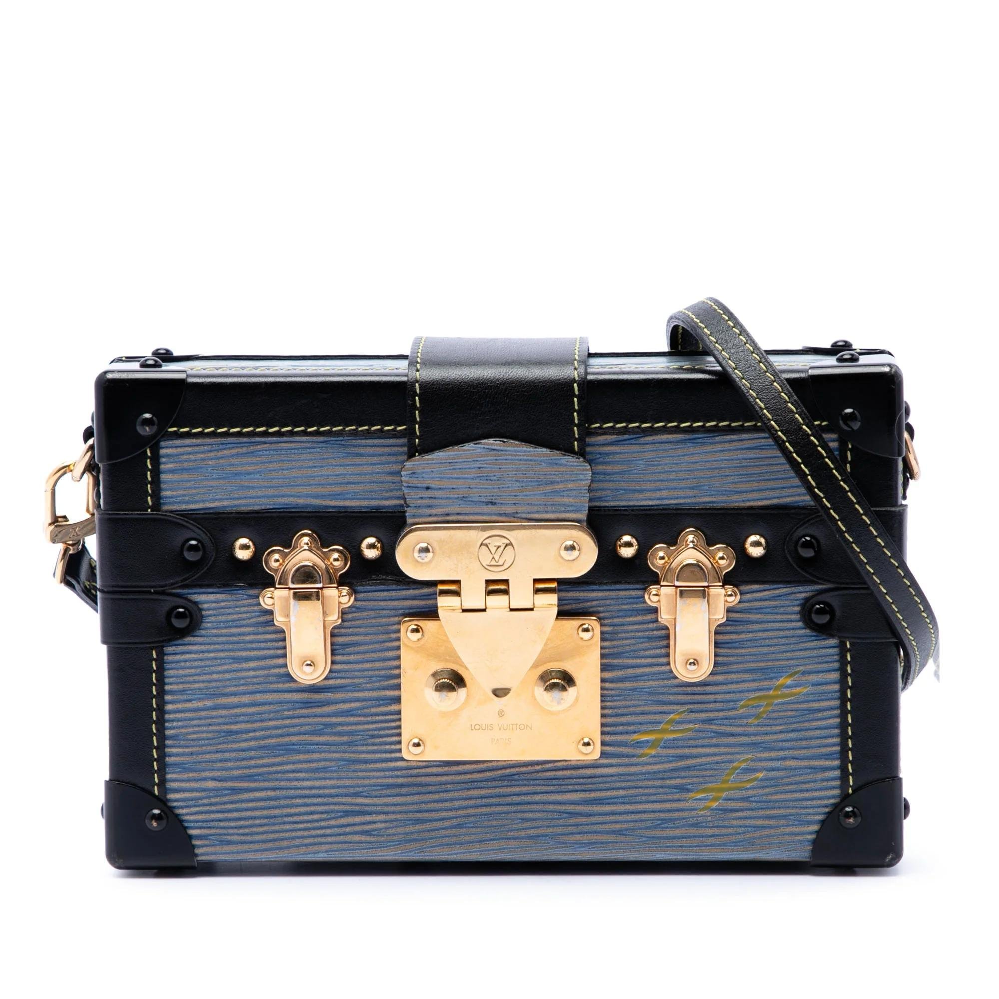 Petite Malle leather handbag