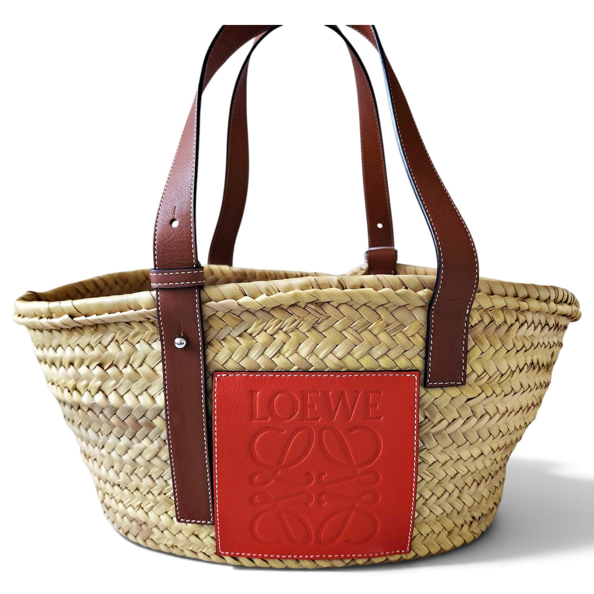 Basket Bag leather handbag