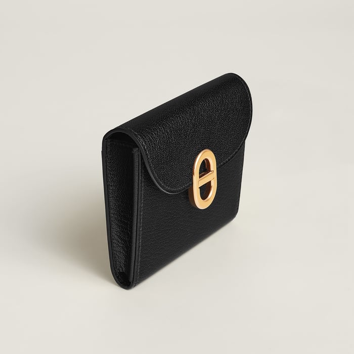 Noir Maillon Compact Wallet