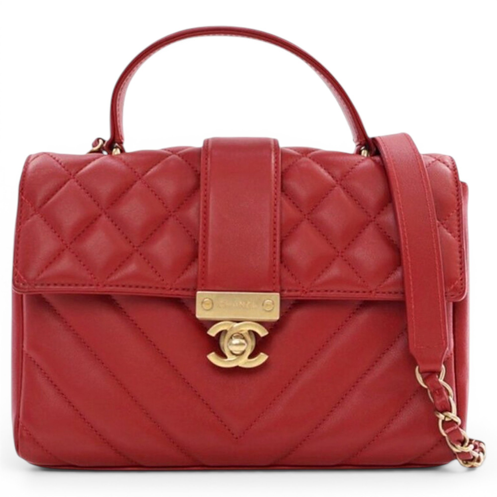 Coco Handle leather handbag