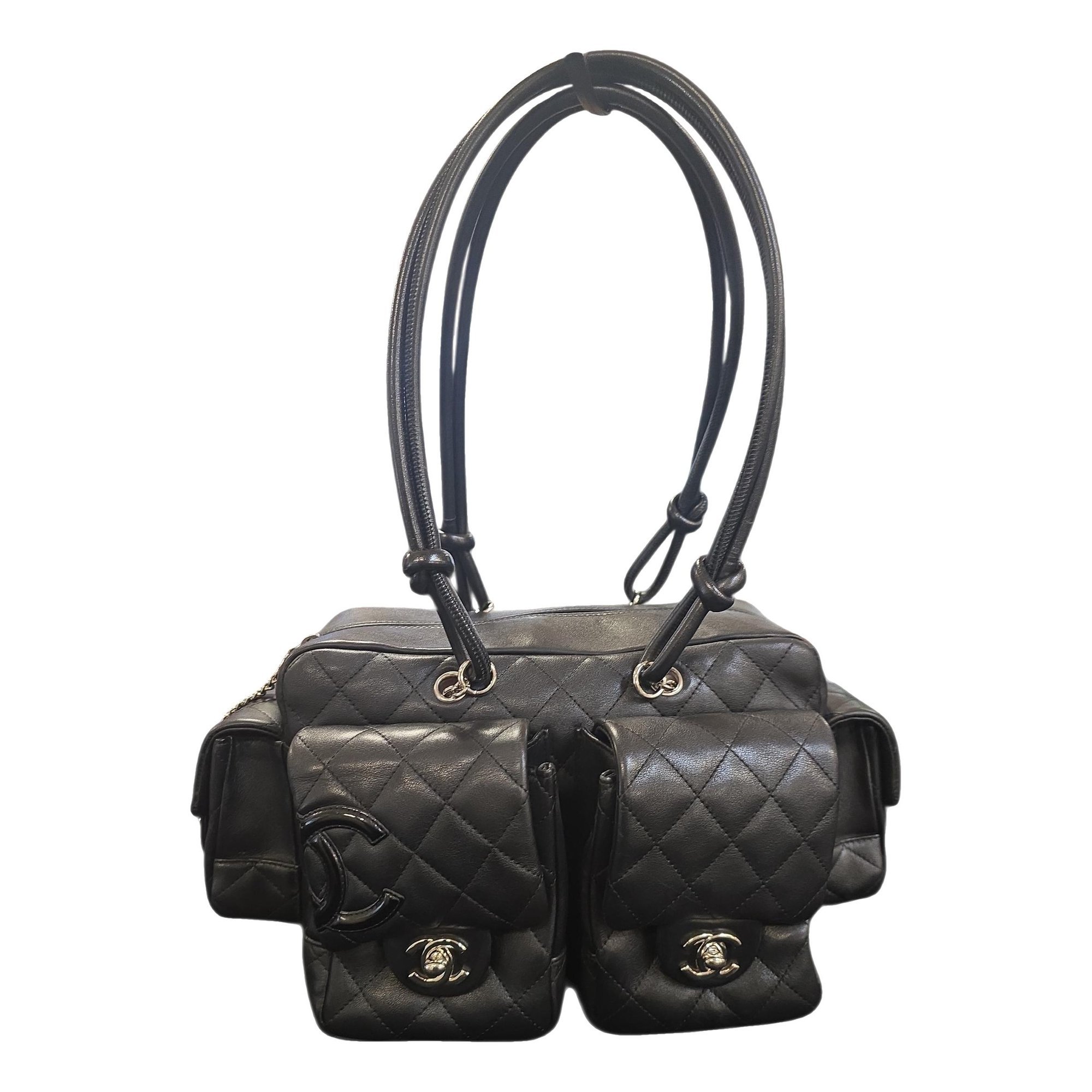 Cambon Reporter leather handbag