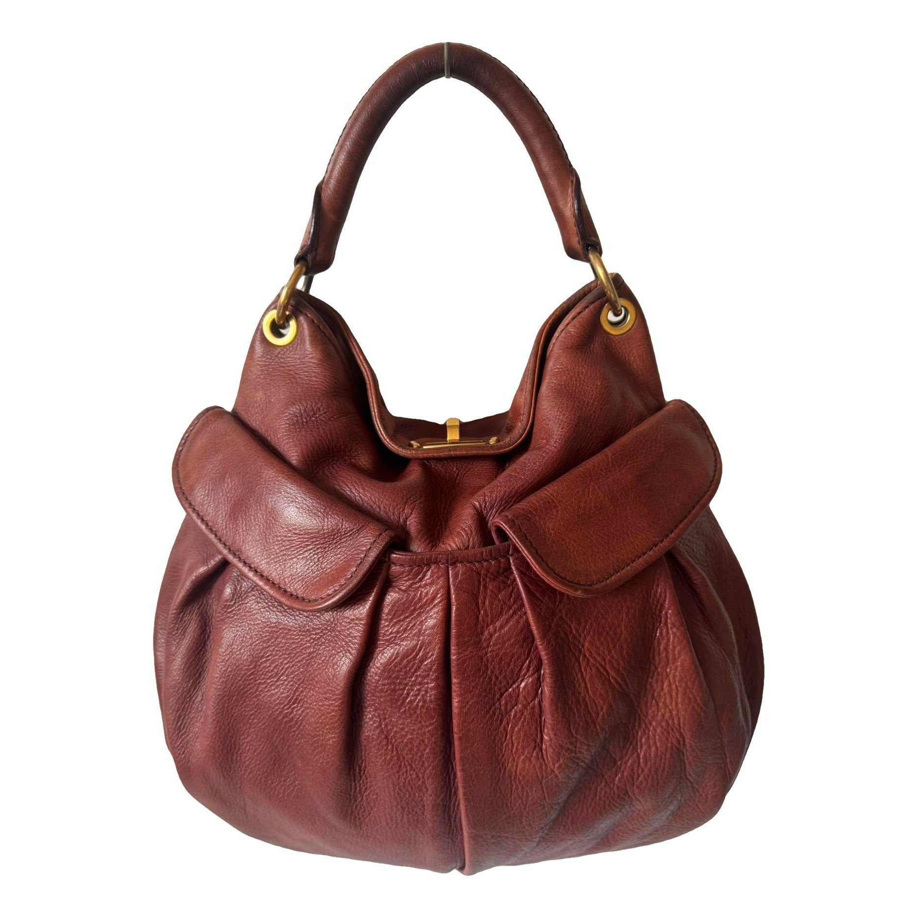 Leather handbag