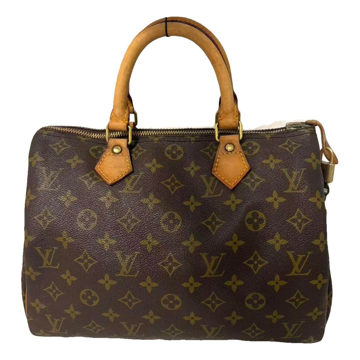 Speedy leather handbag