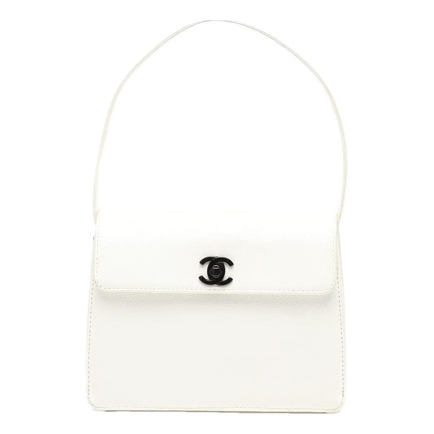 Trendy CC leather handbag