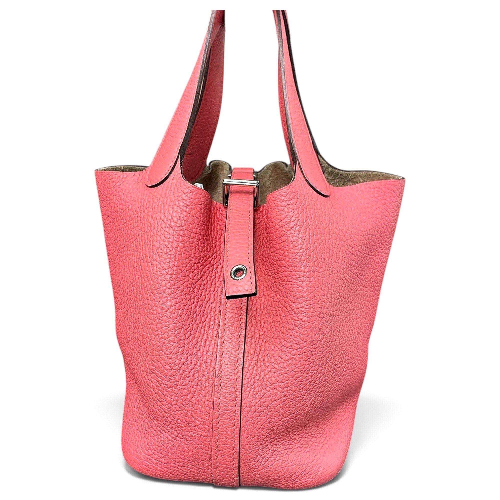 Picotin leather handbag