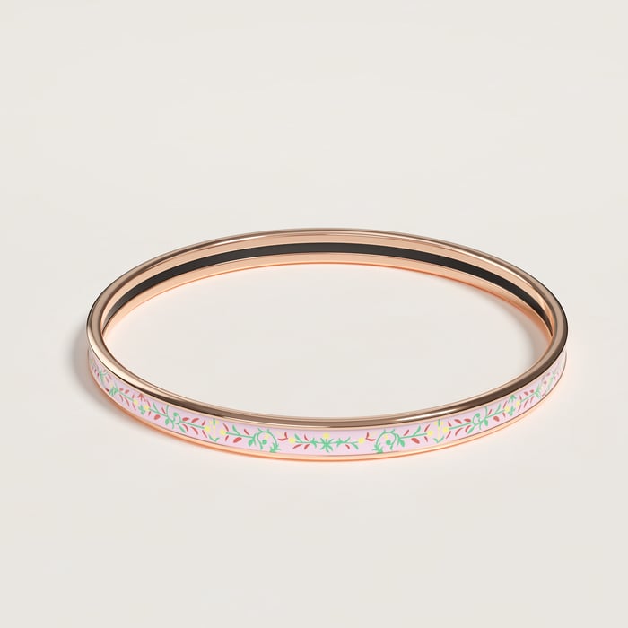 Aurore Rose Etriers Bangle