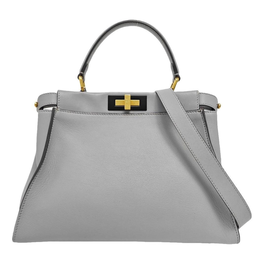 Peekaboo leather handbag