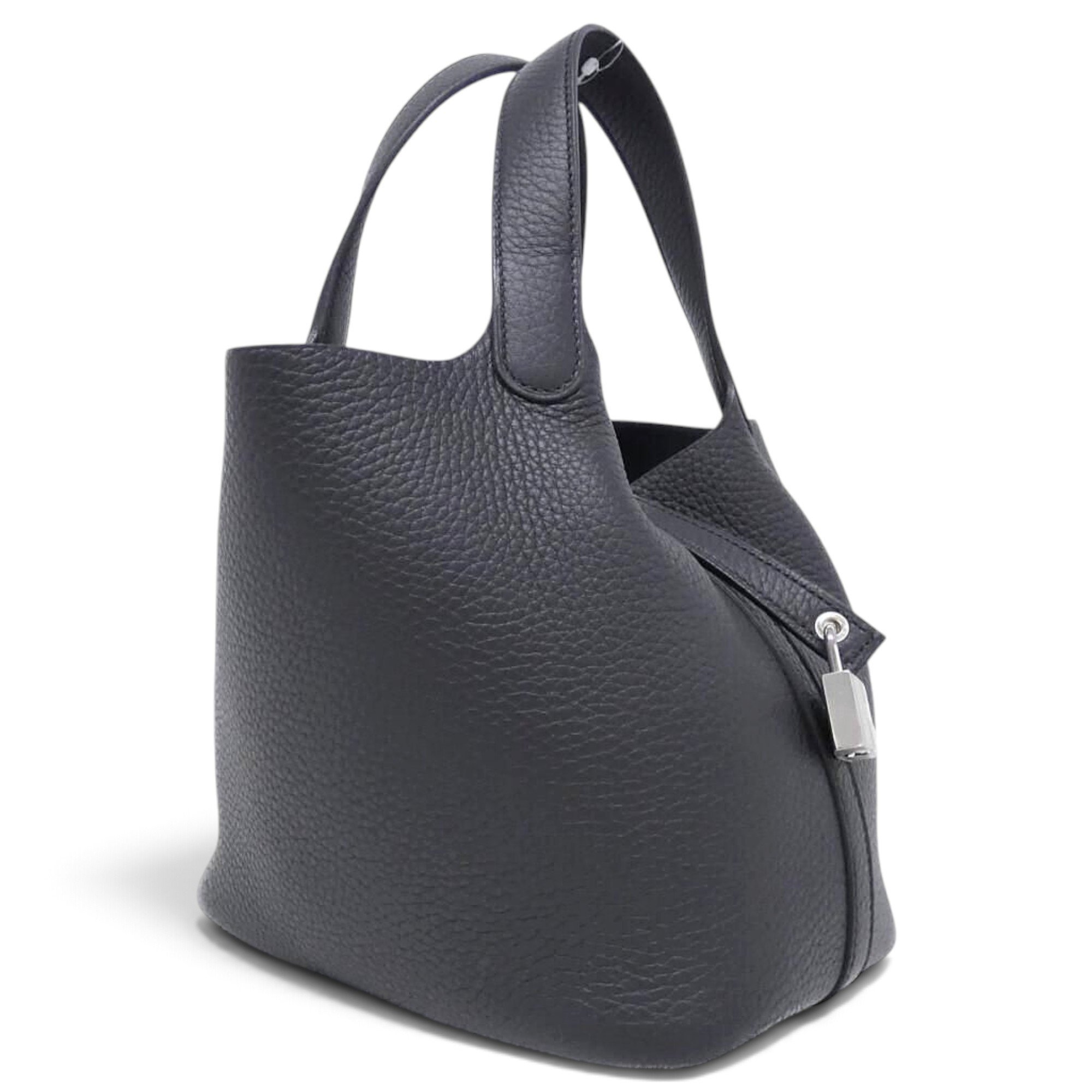 Picotin leather handbag