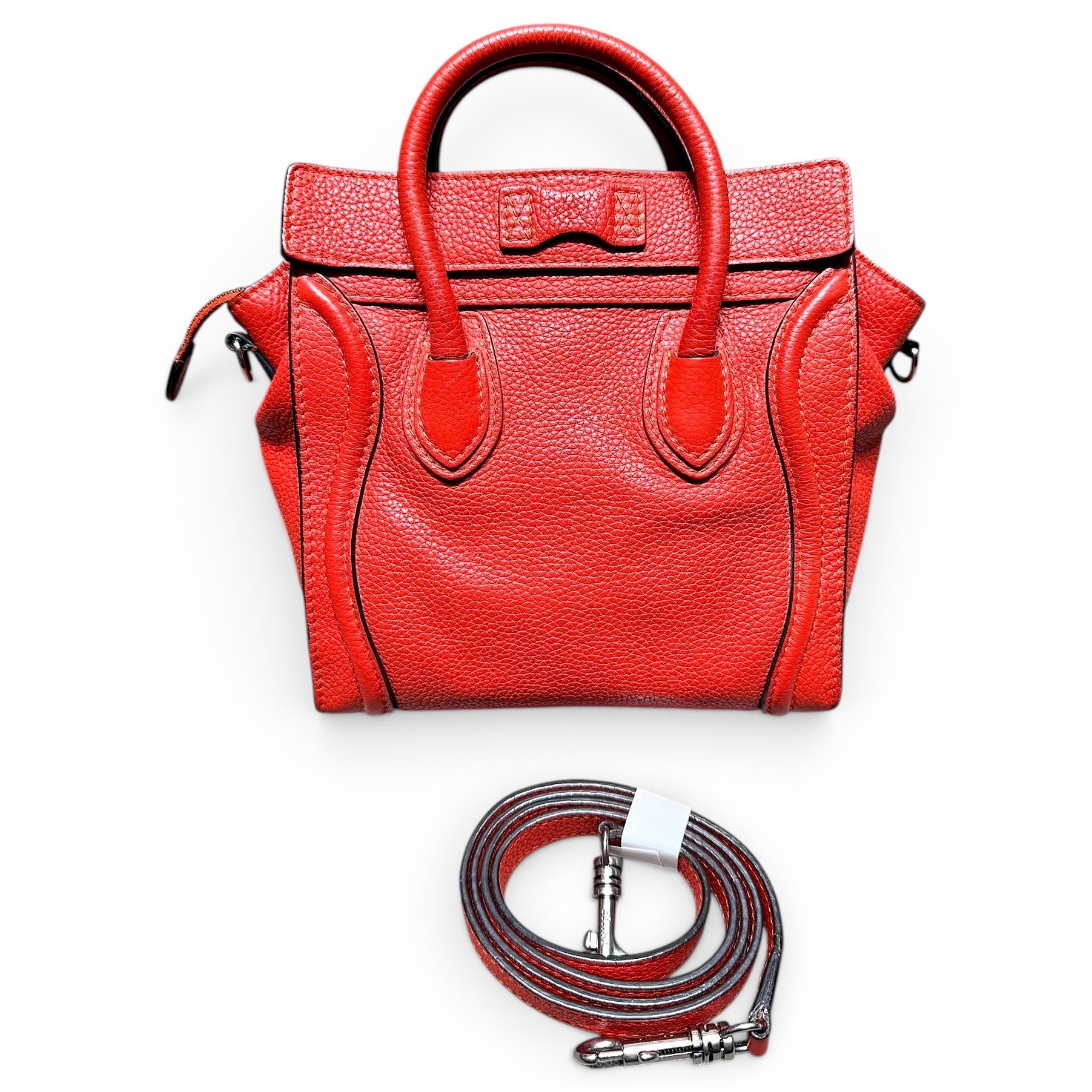 Luggage leather handbag