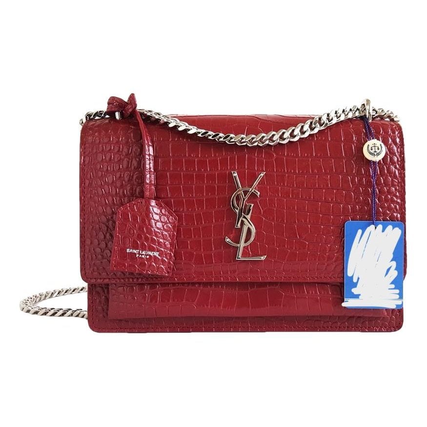 Sunset leather handbag