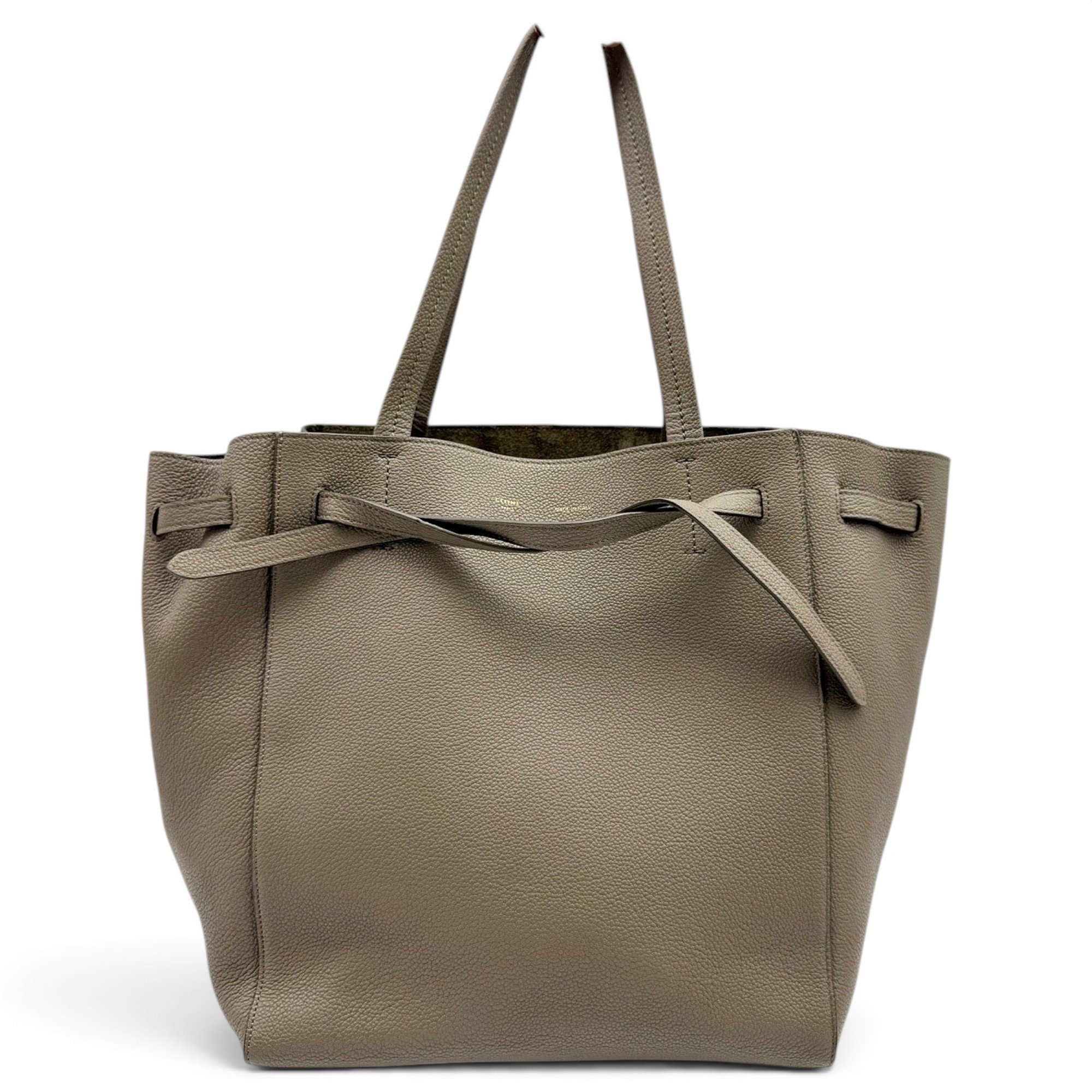 Belt leather tote