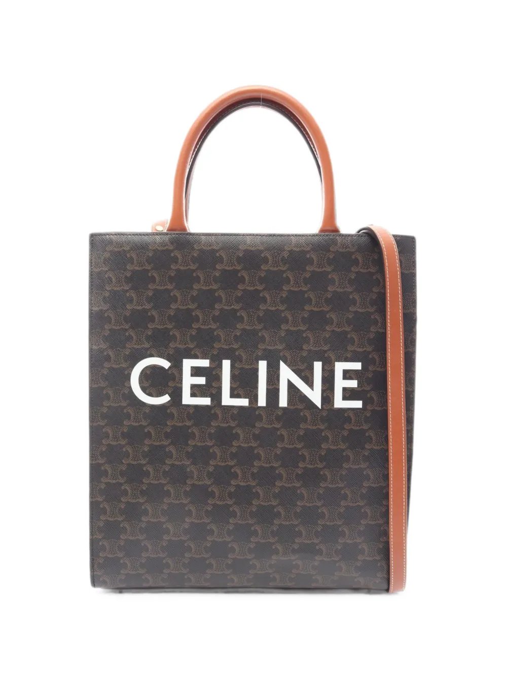 2000s small Triomphe two-way handbag