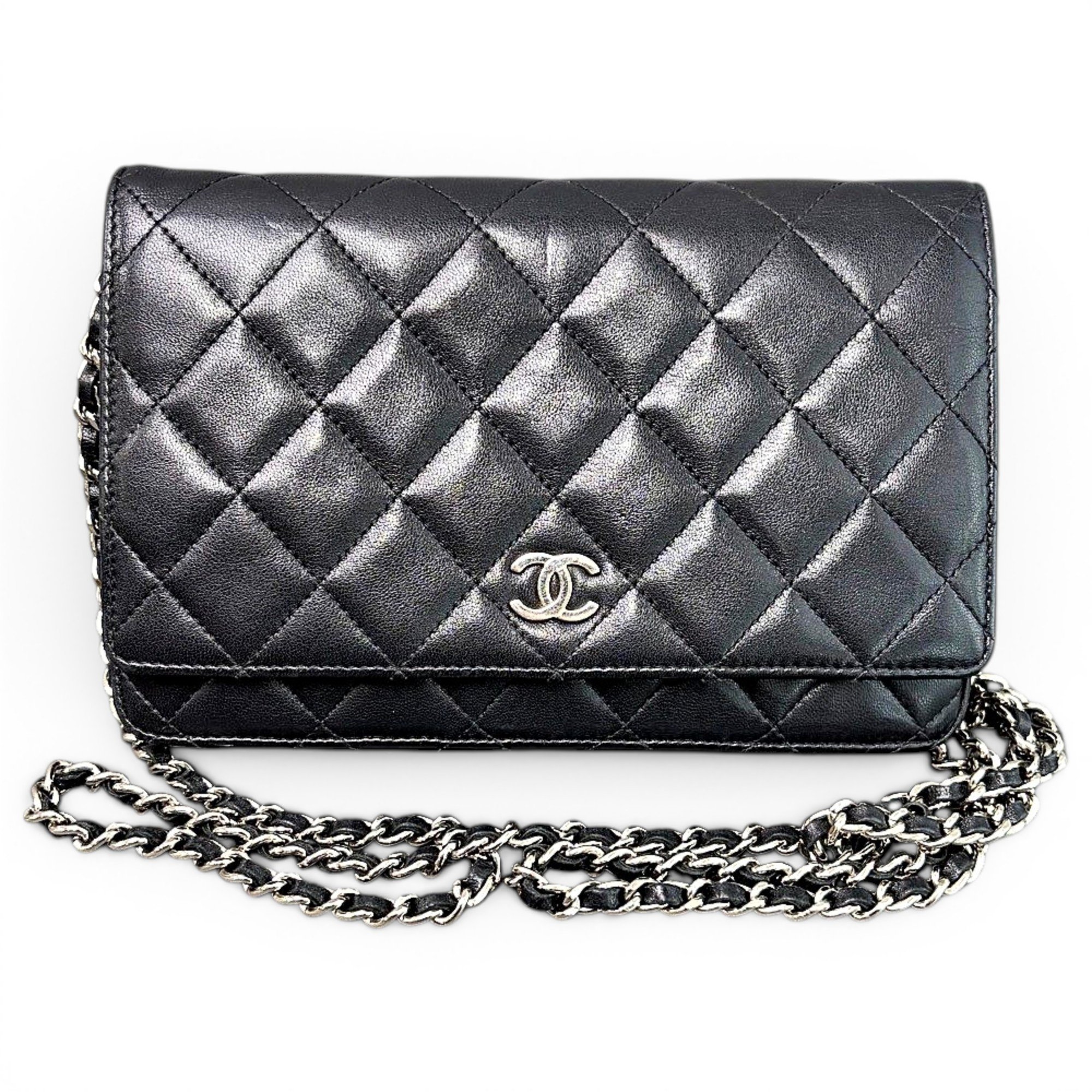 Wallet On Chain Timeless/Classique leather crossbody bag