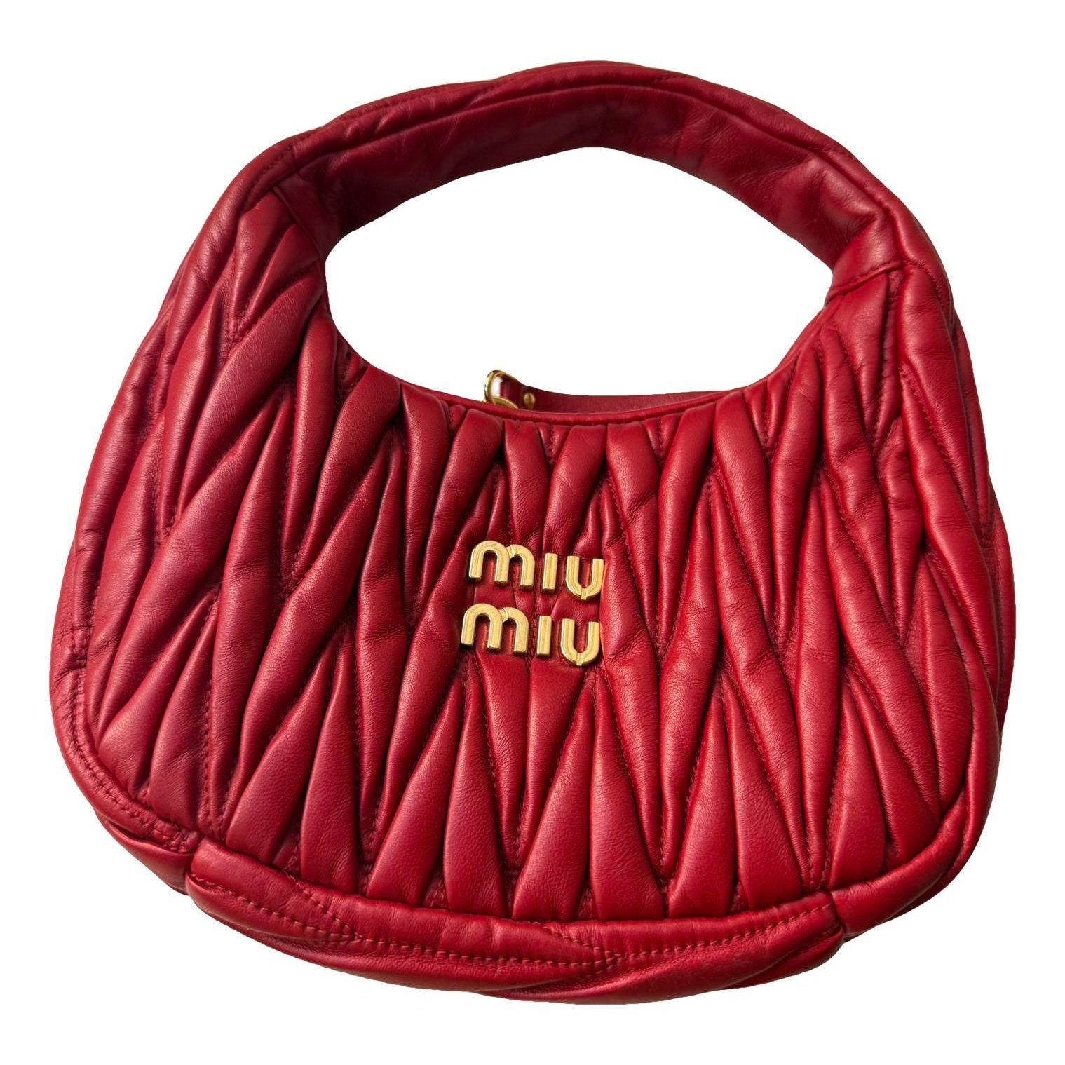 Miu Wander leather mini bag