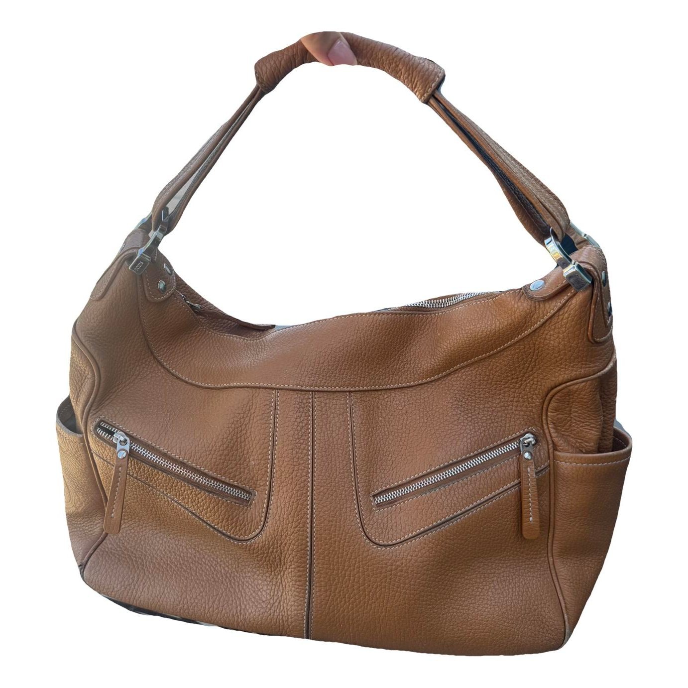 Leather handbag
