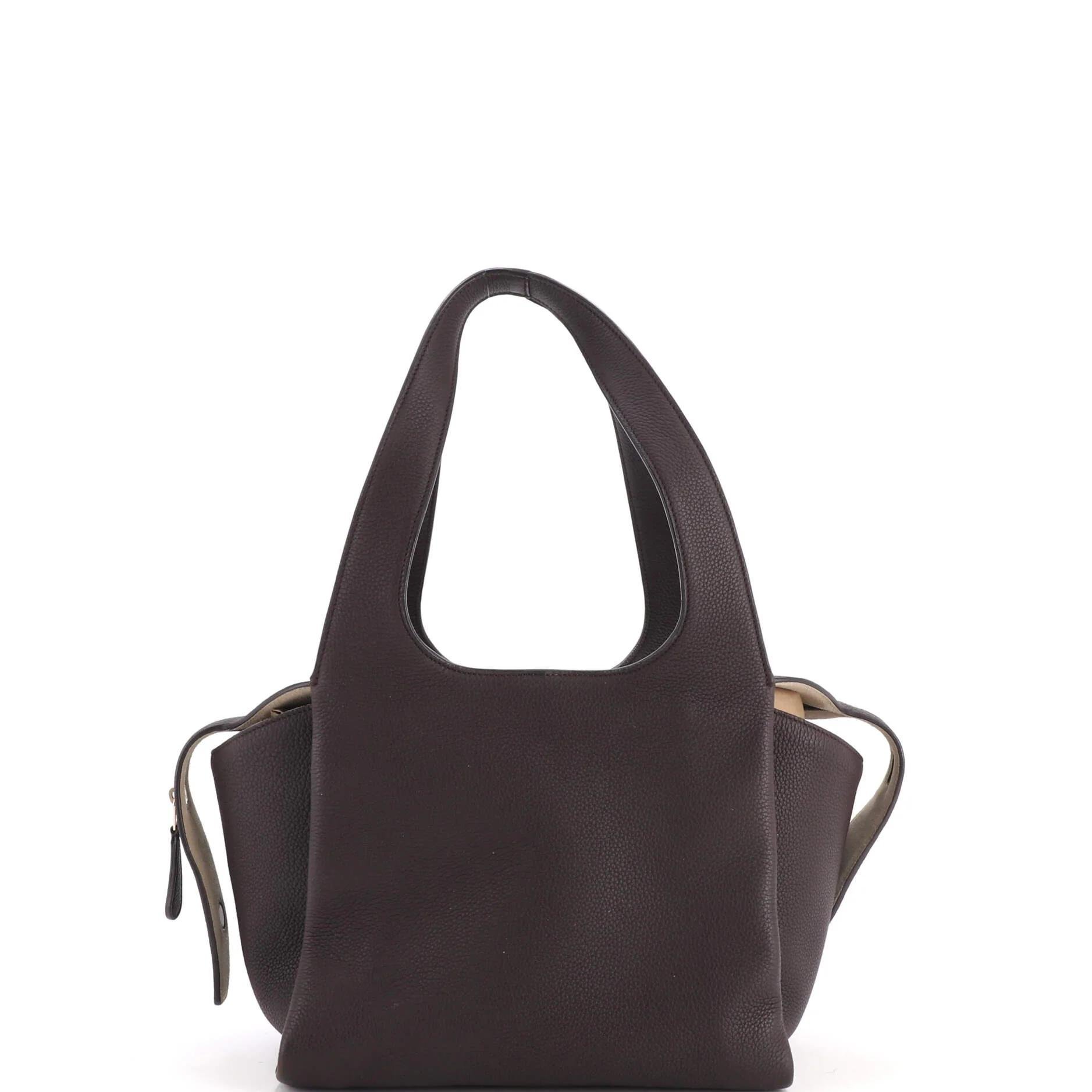 Leather tote